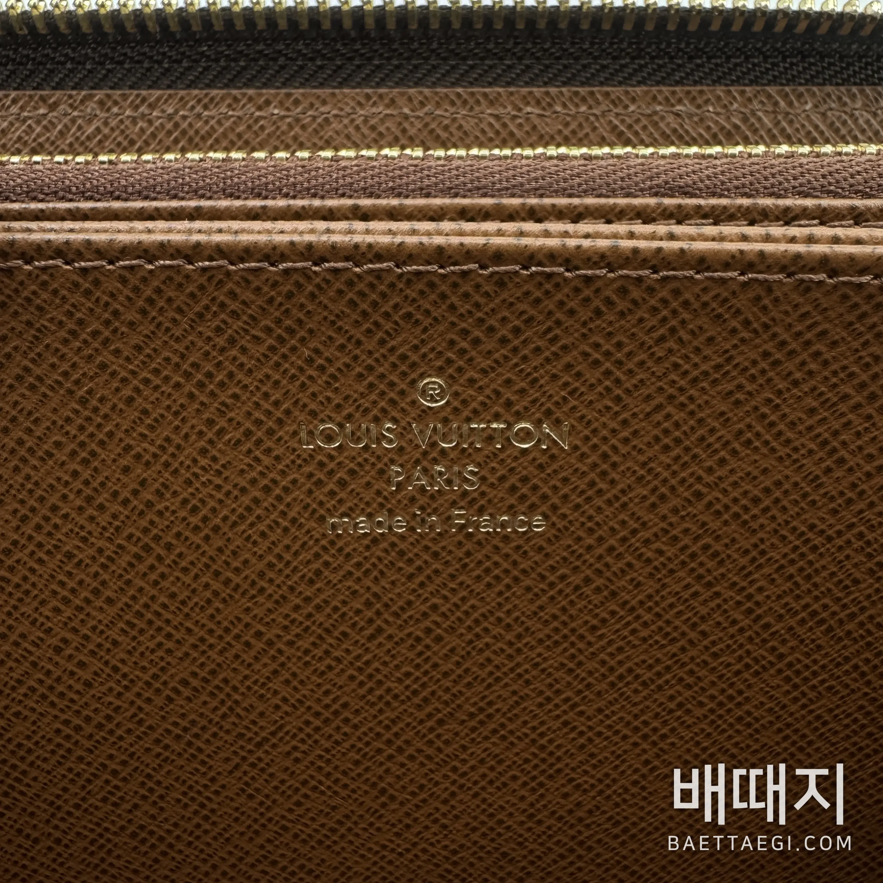 루이비통 모노그램 캔버스 지피 지갑 168812 검수사진 8