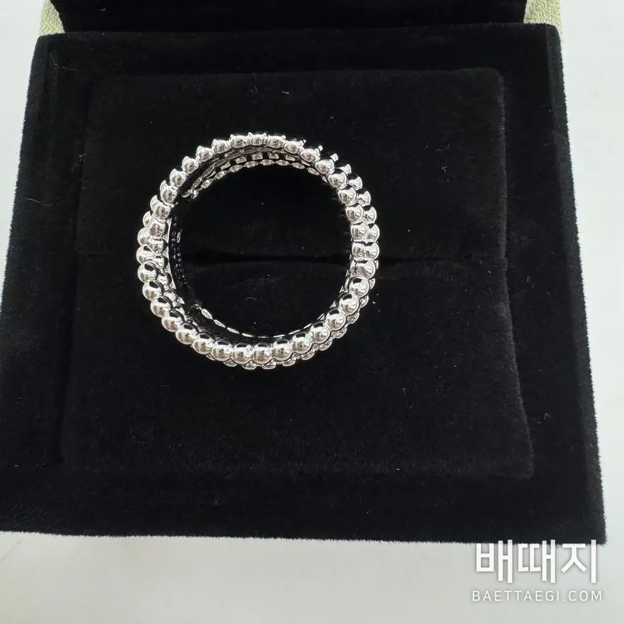 반클리프앤아펠 반클리프 아펠 펄레 다이아몬드 듀오 링 반지 63828 검수사진 7