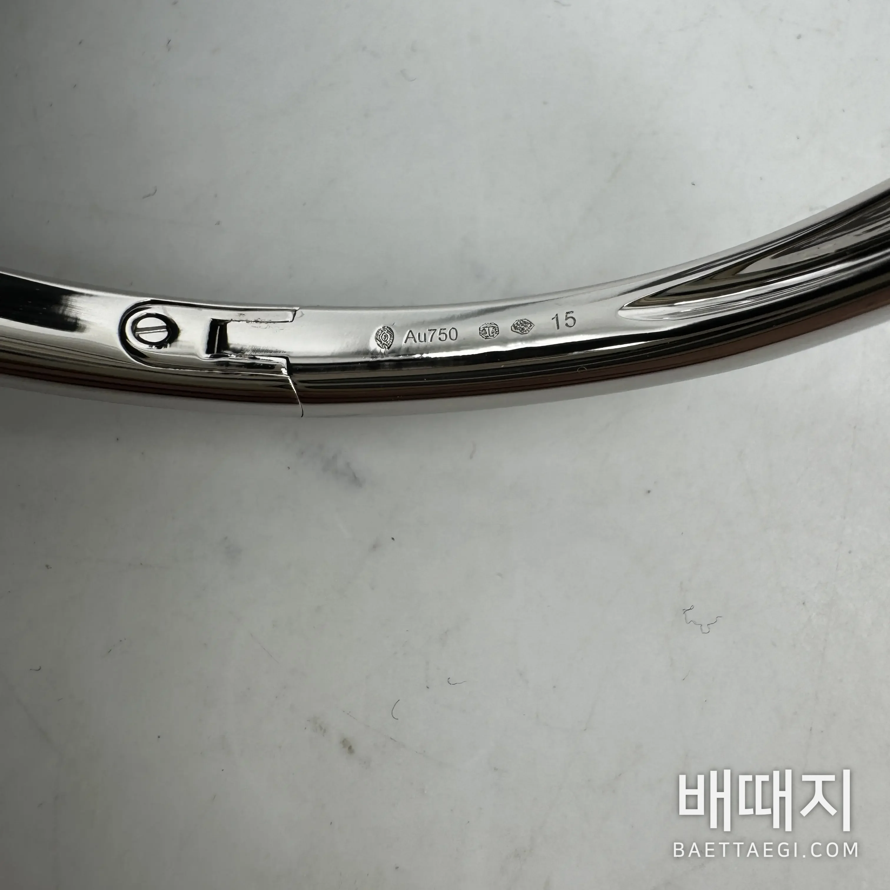 까르띠에 베누아 뱅글 시계 BBA공장 42752 검수사진 7