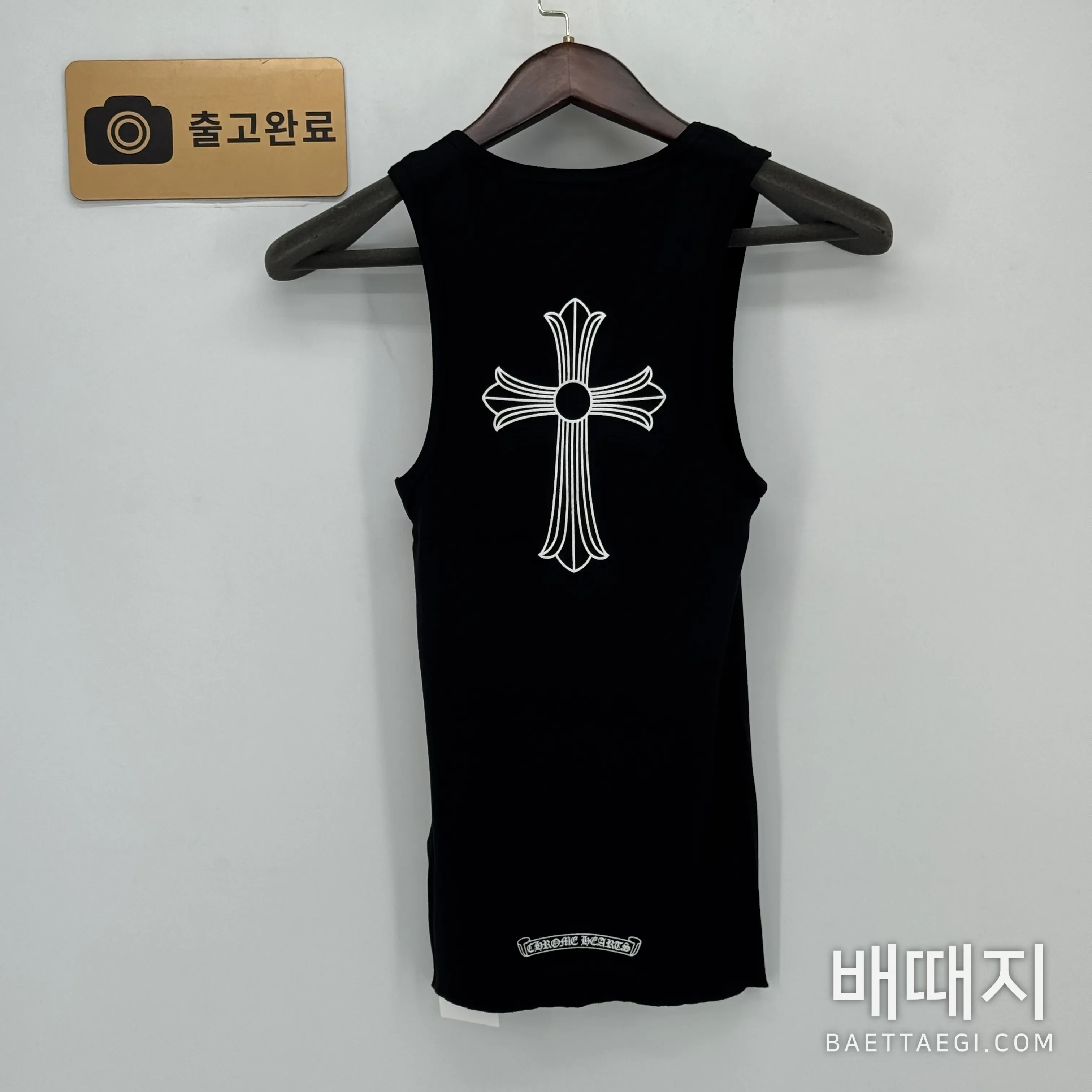 크롬하츠 갈라진 무늬 니트 롤 크로스 긴팔 남성 의류 검수사진 4