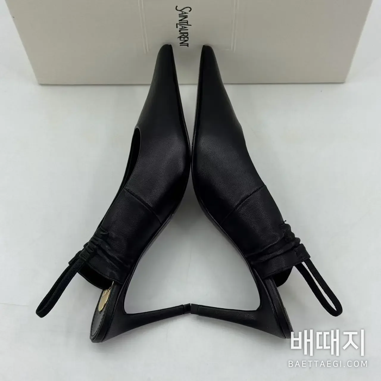 생로랑 스퀘어 토 오픈 백 샌들 96190 검수사진 7