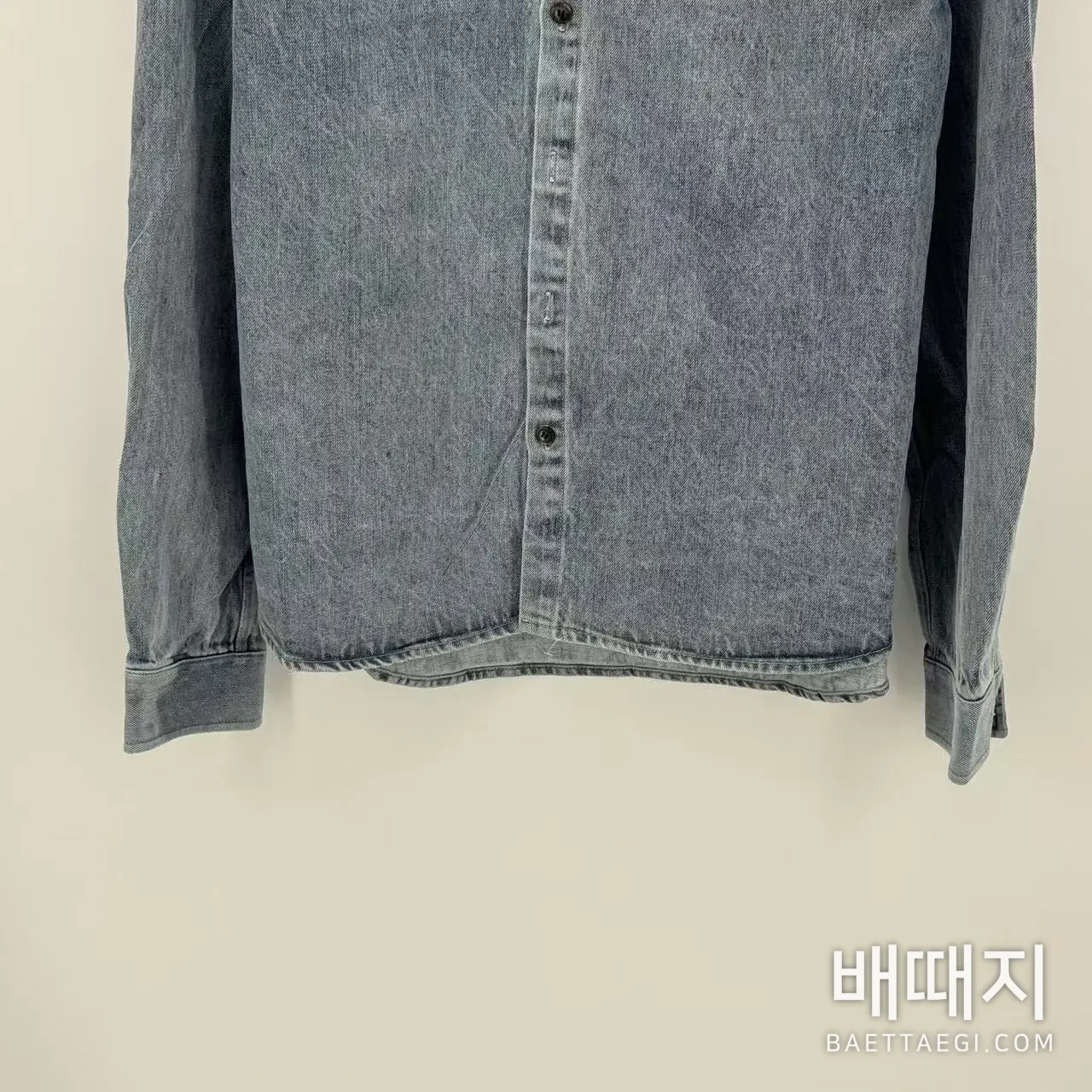 생로랑 YSL 자수 데님 재킷 긴팔 검수사진 3