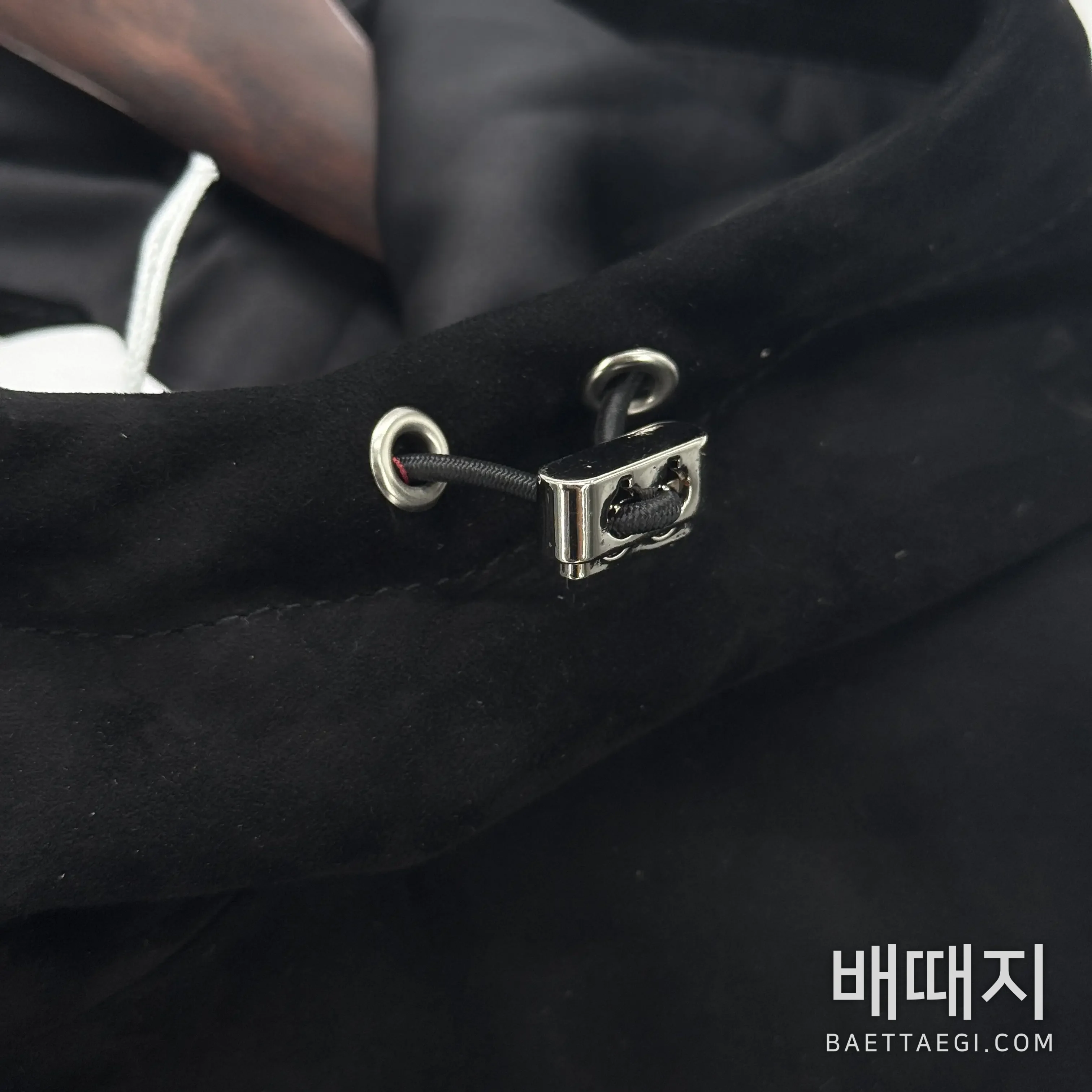 브루넬로쿠치넬리 스웨이드 램스킨 후드 자켓 검수사진 4