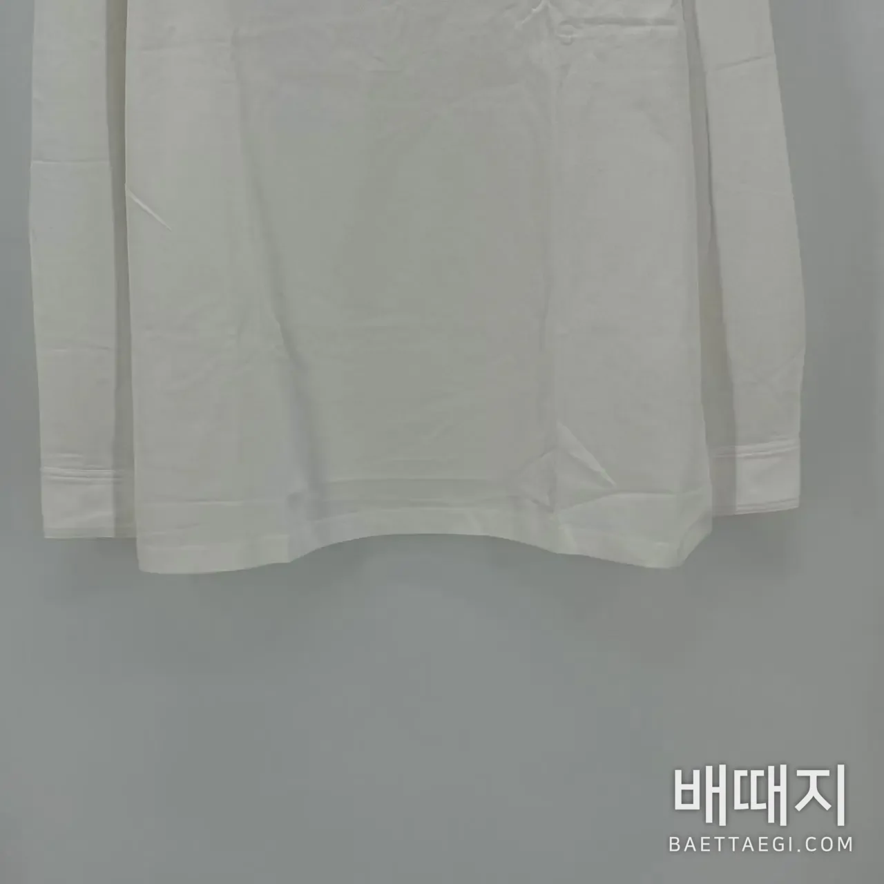 로로피아나 남성 3 버튼 긴팔 폴로셔츠 검수사진 3