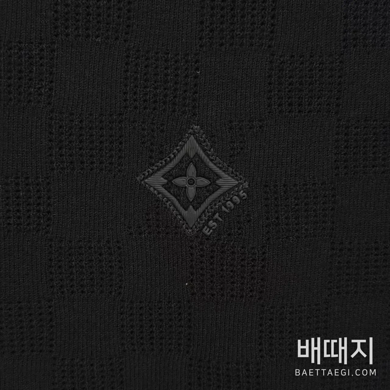 루이비통 울 체커보드 반팔 니트 검수사진 5