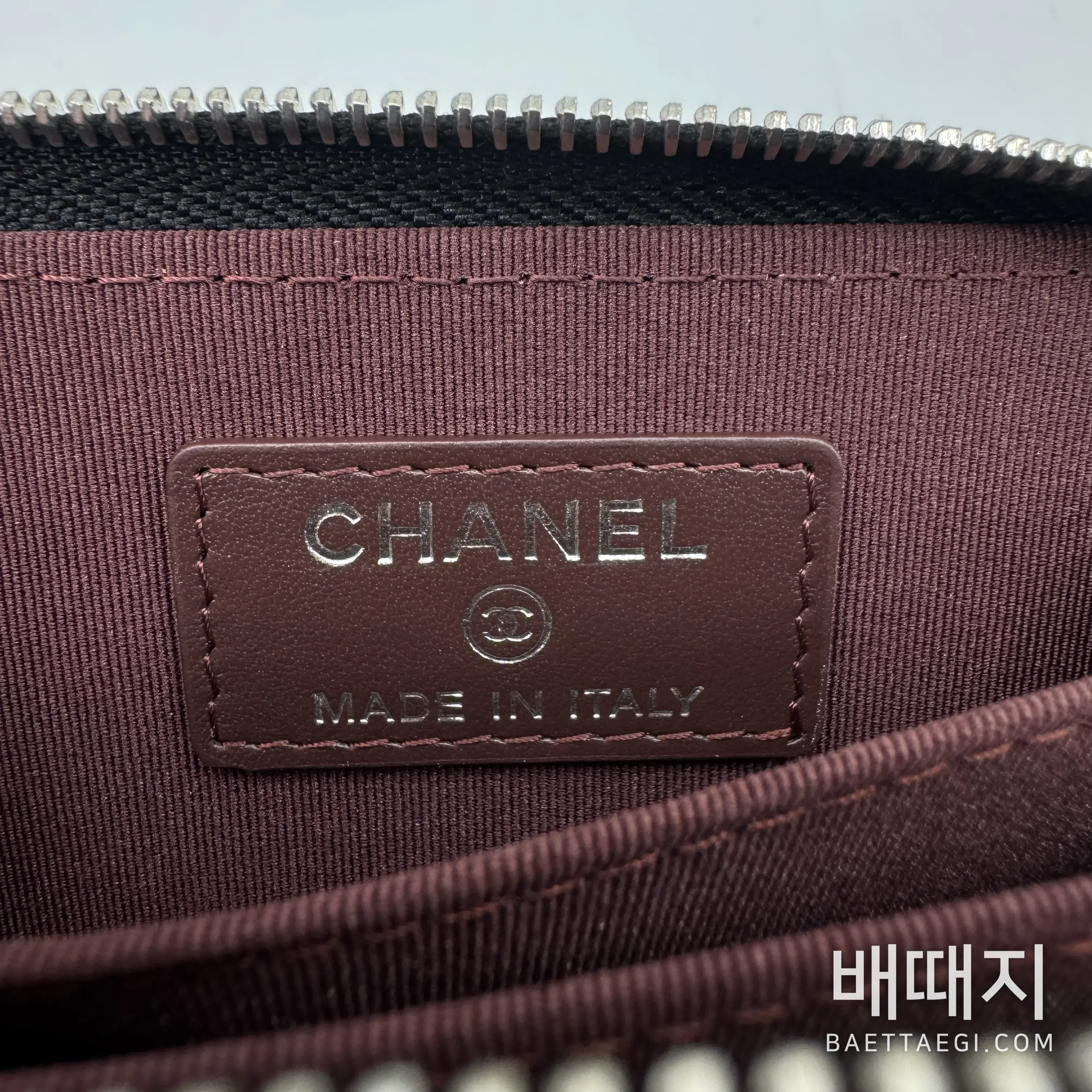 샤넬 캐비어 코인 지퍼 지갑 21771 검수사진 7
