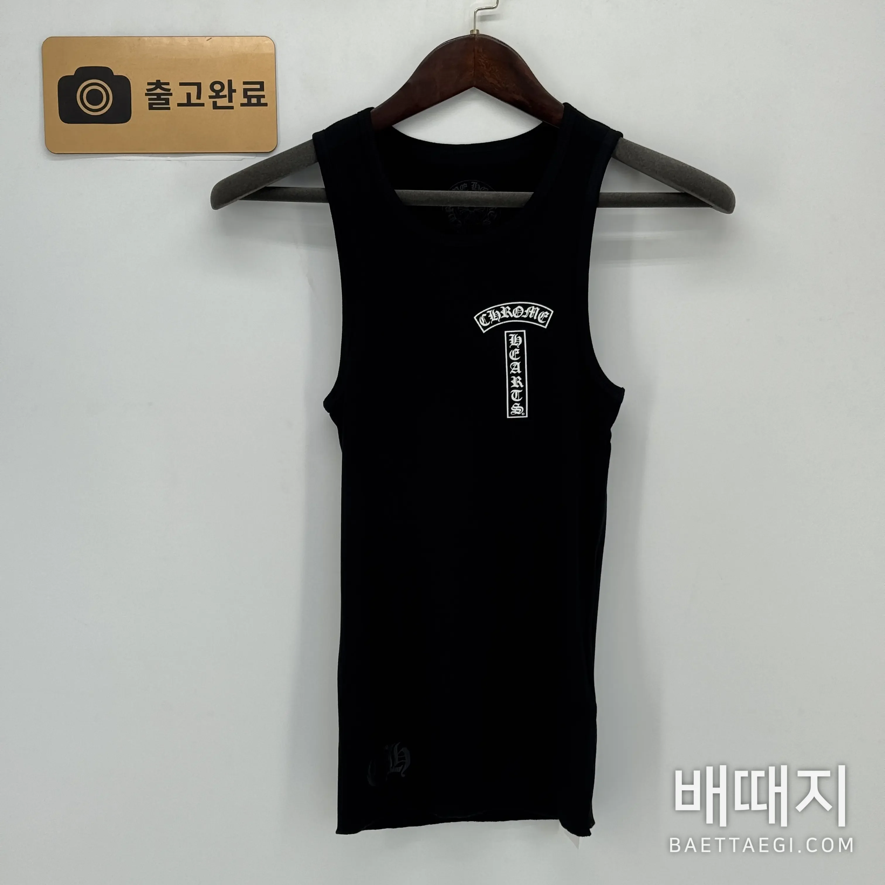 크롬하츠 갈라진 무늬 니트 롤 크로스 긴팔 남성 의류 검수사진 1