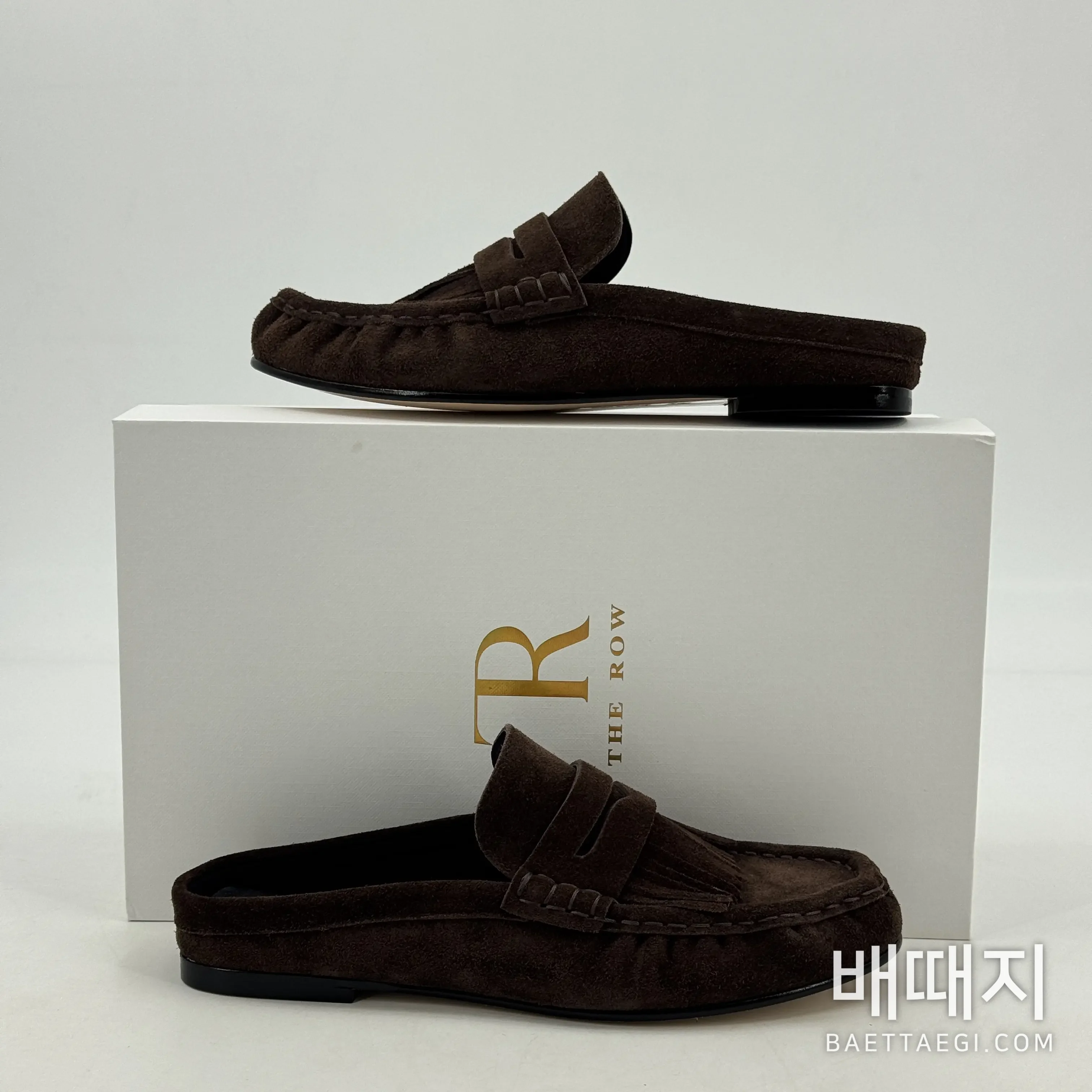 더로우 태슬 로퍼 하프 슬리퍼 검수사진 2