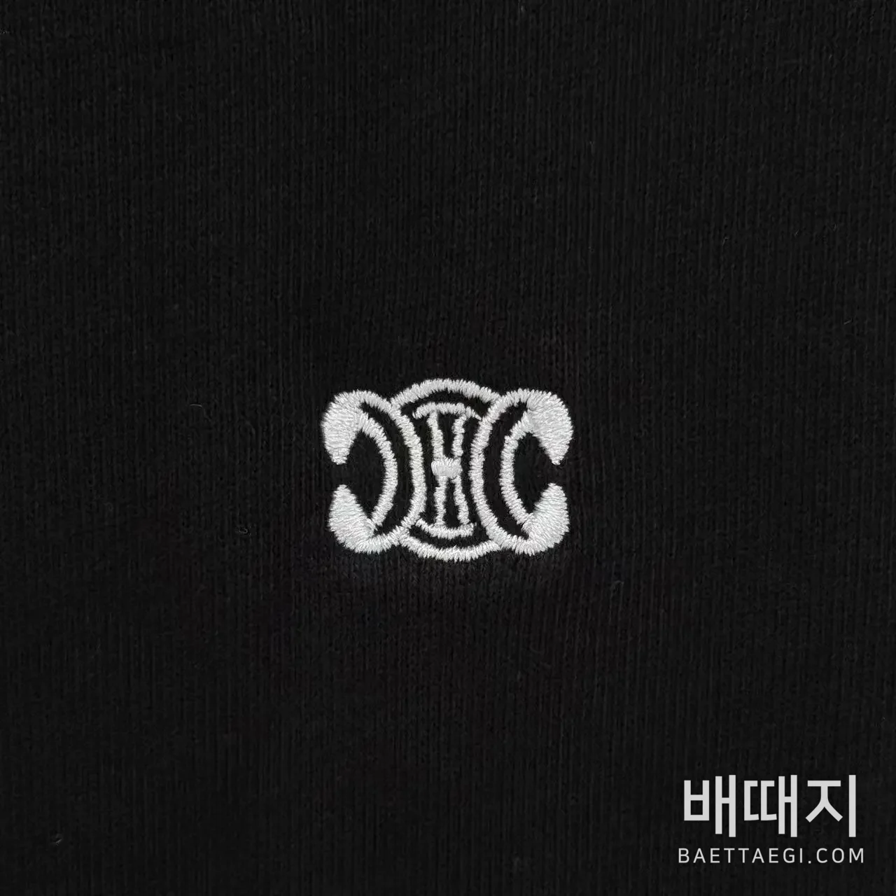 셀린느 개선문 자수 로고 남성 후드 검수사진 5