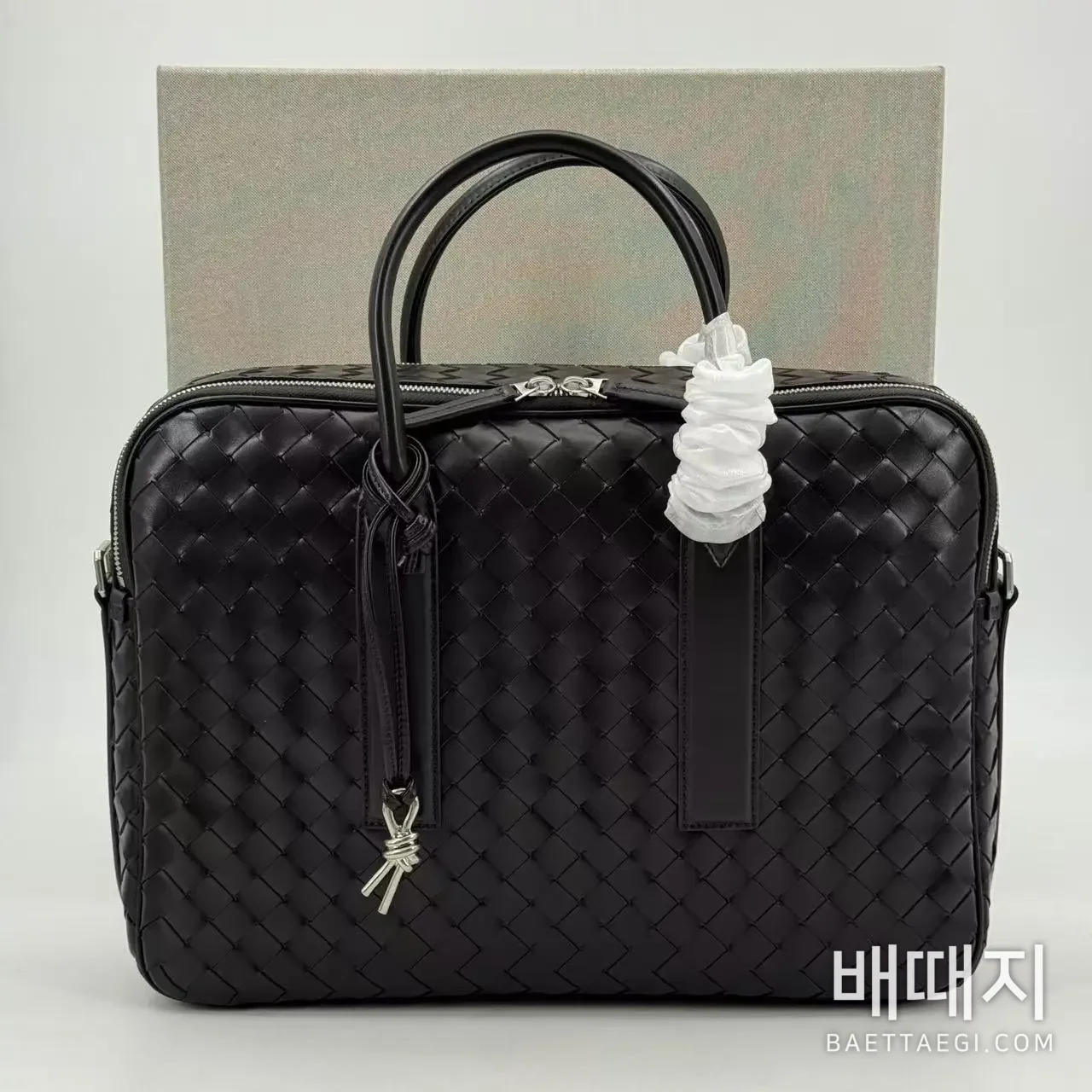 보테가베네타 소가죽 브리프케이스 가방 766361 4788 검수사진 2