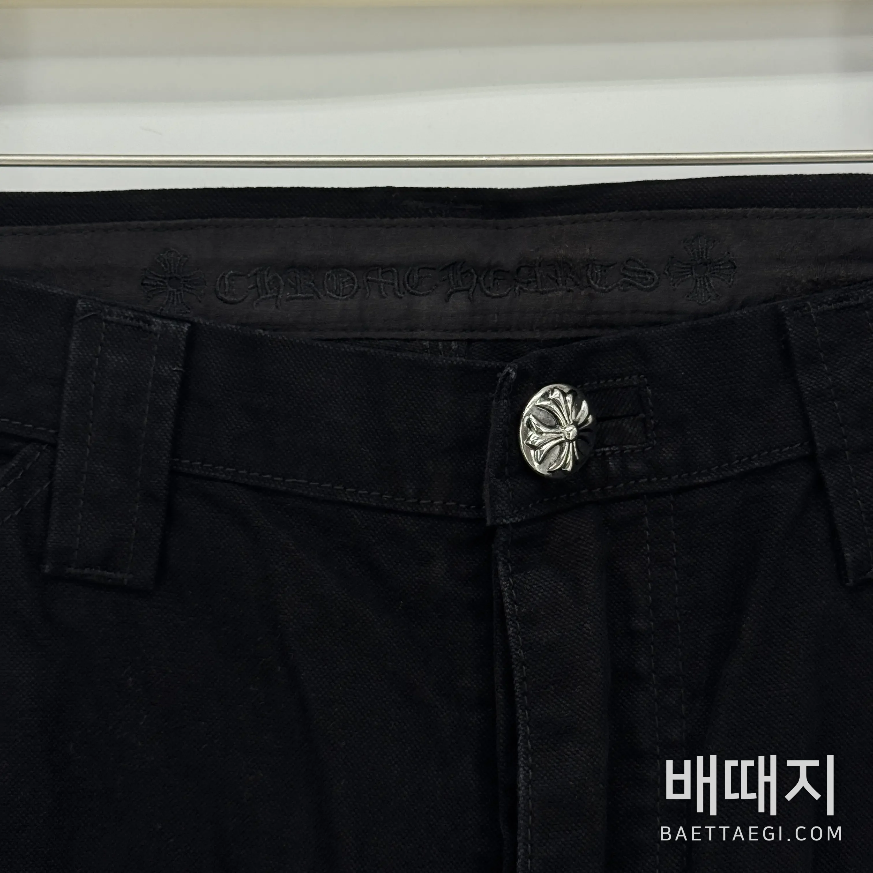 크롬하츠 더블 니 스터드 워크 팬츠 검수사진 4