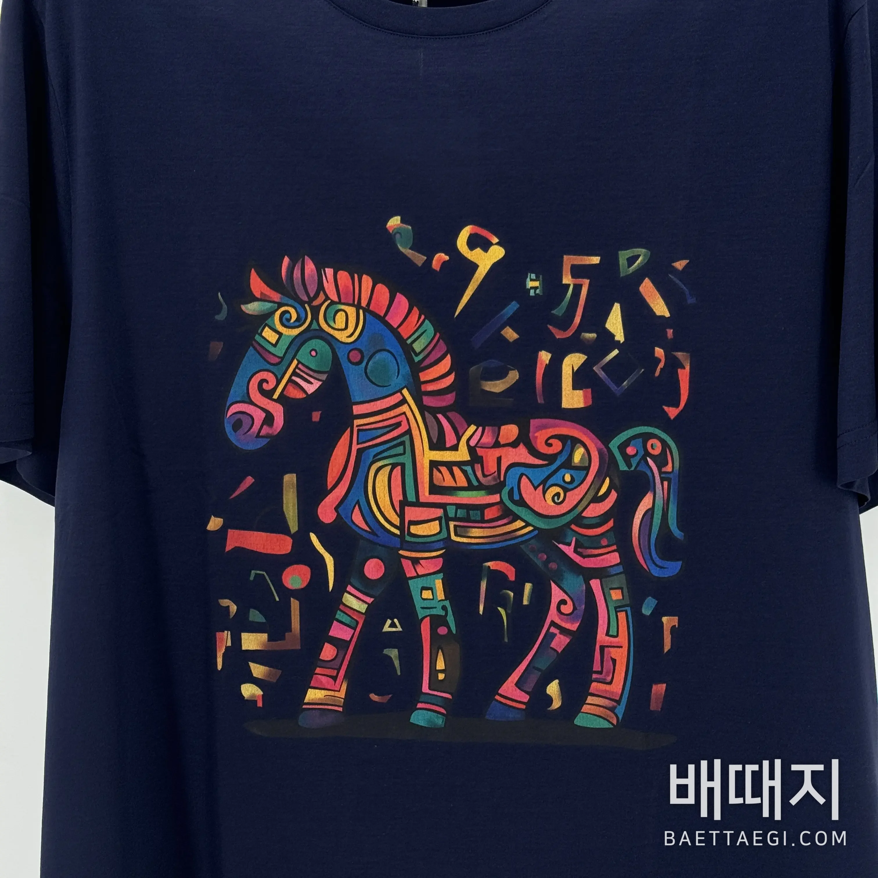 에르메스 남성 크루넥 반팔 티셔츠 검수사진 4