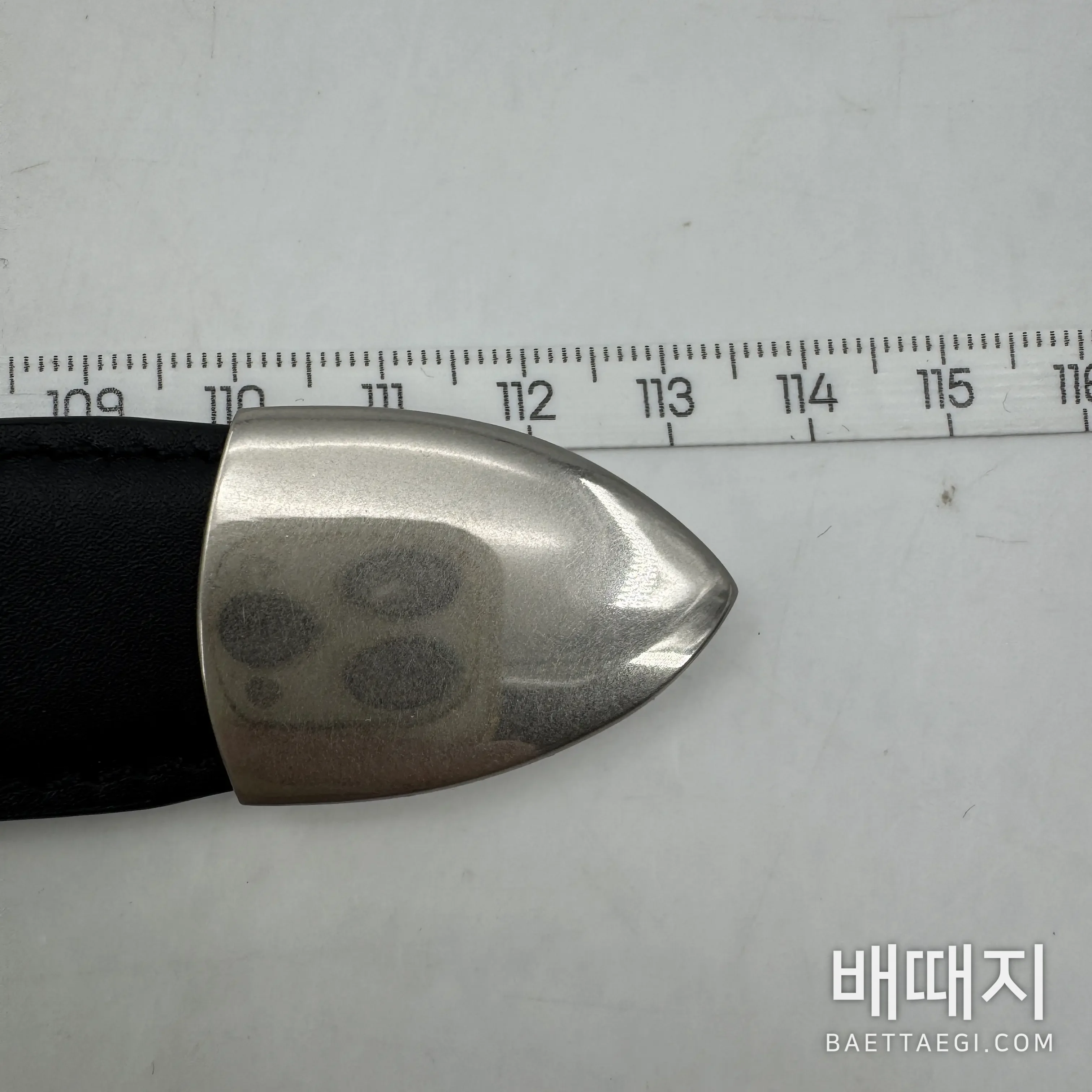 셀린느 미디엄 소가죽 웨스턴 벨트 179537 검수사진 8
