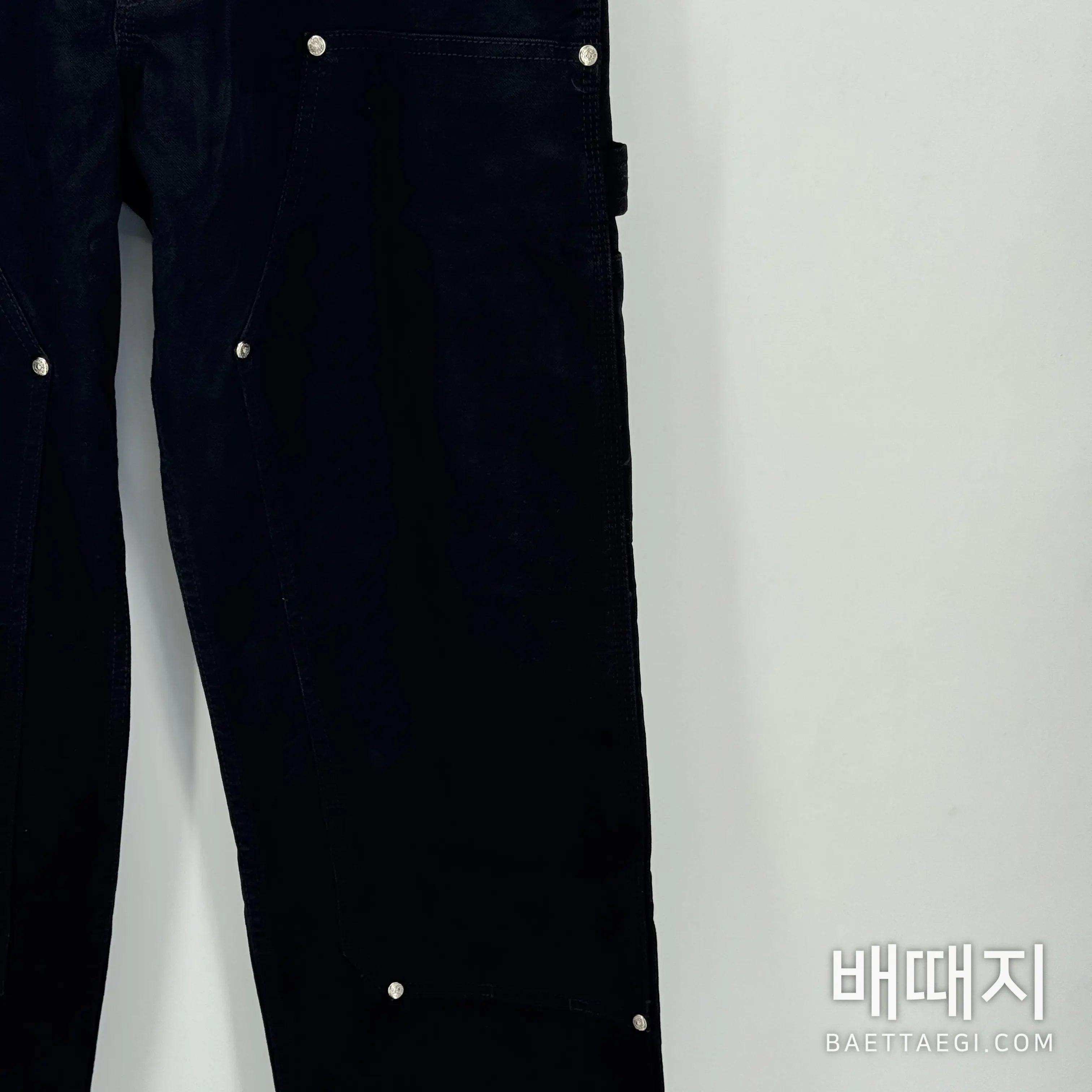 크롬하츠 더블 니 스터드 워크 팬츠 119893 검수사진 7