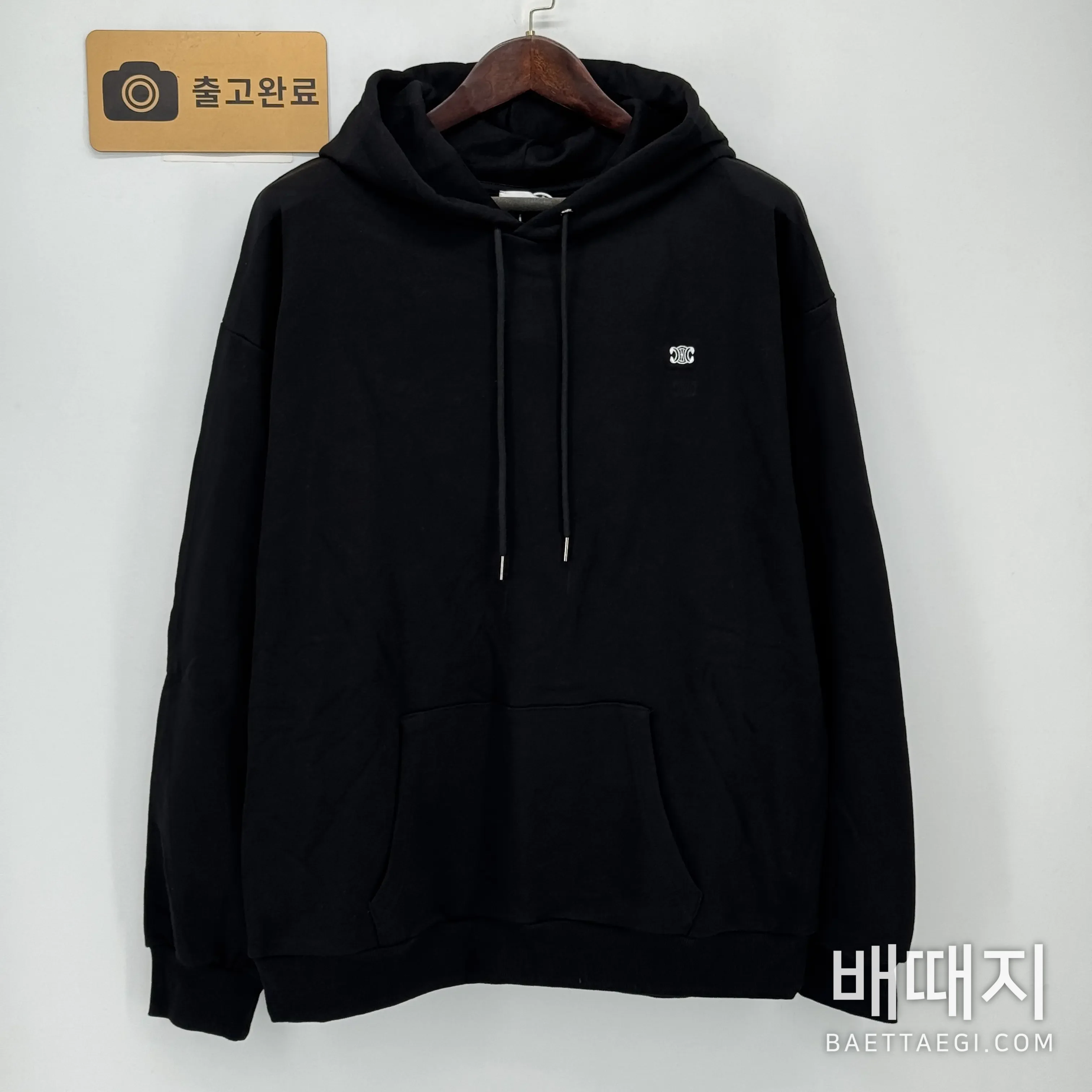 셀린느 개선문 자수 로고 남성 후드 검수사진 1