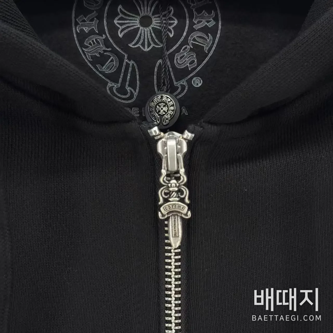 크롬하츠 산스크리트 지퍼업 후드 재킷 검수사진 2