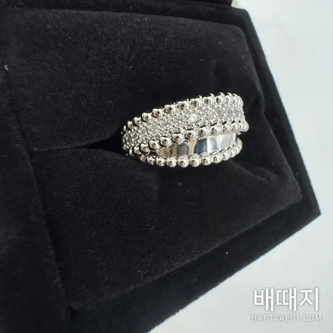 반클리프앤아펠 반클리프 아펠 펄레 다이아몬드 듀오 링 반지 63828 검수사진 5