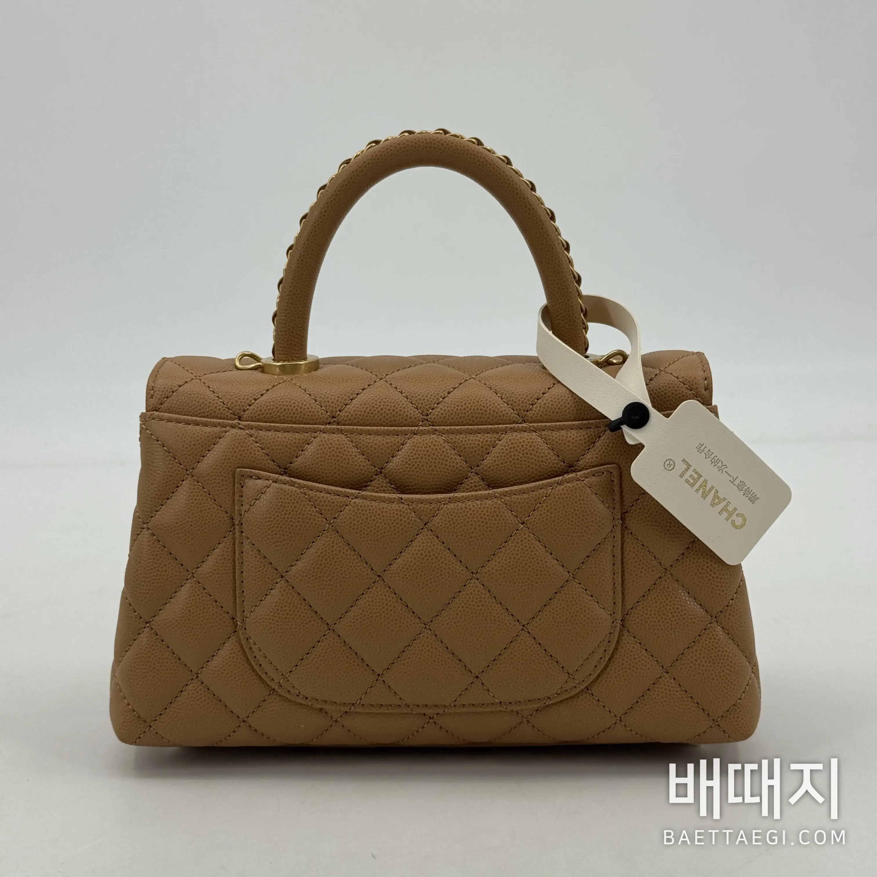 샤넬 코코핸들 빈티지 골드 가방 검수사진 3