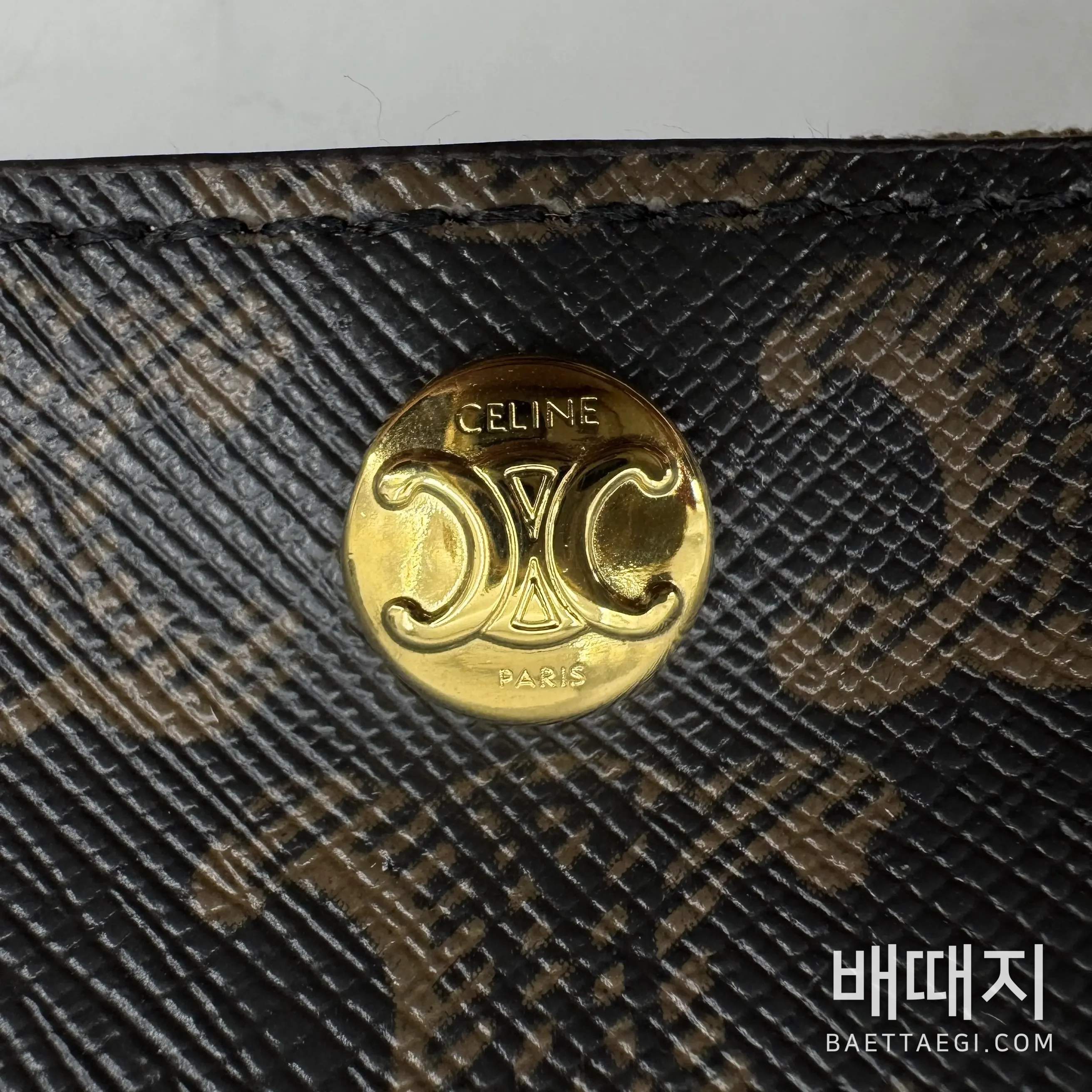 셀린느 미니 버켓 가죽 가방 L109U4 검수사진 7
