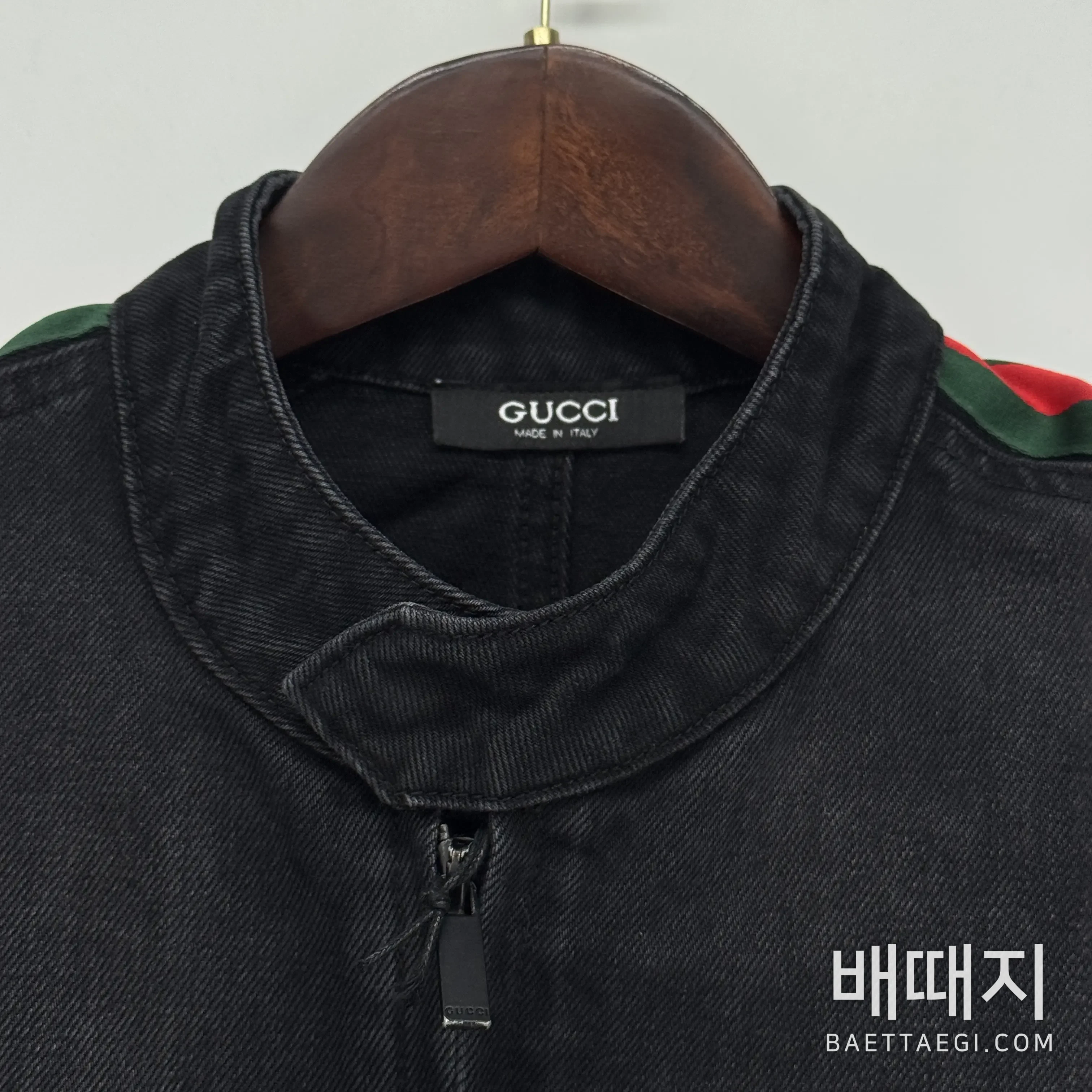 구찌 남성 데님 자켓 검수사진 3