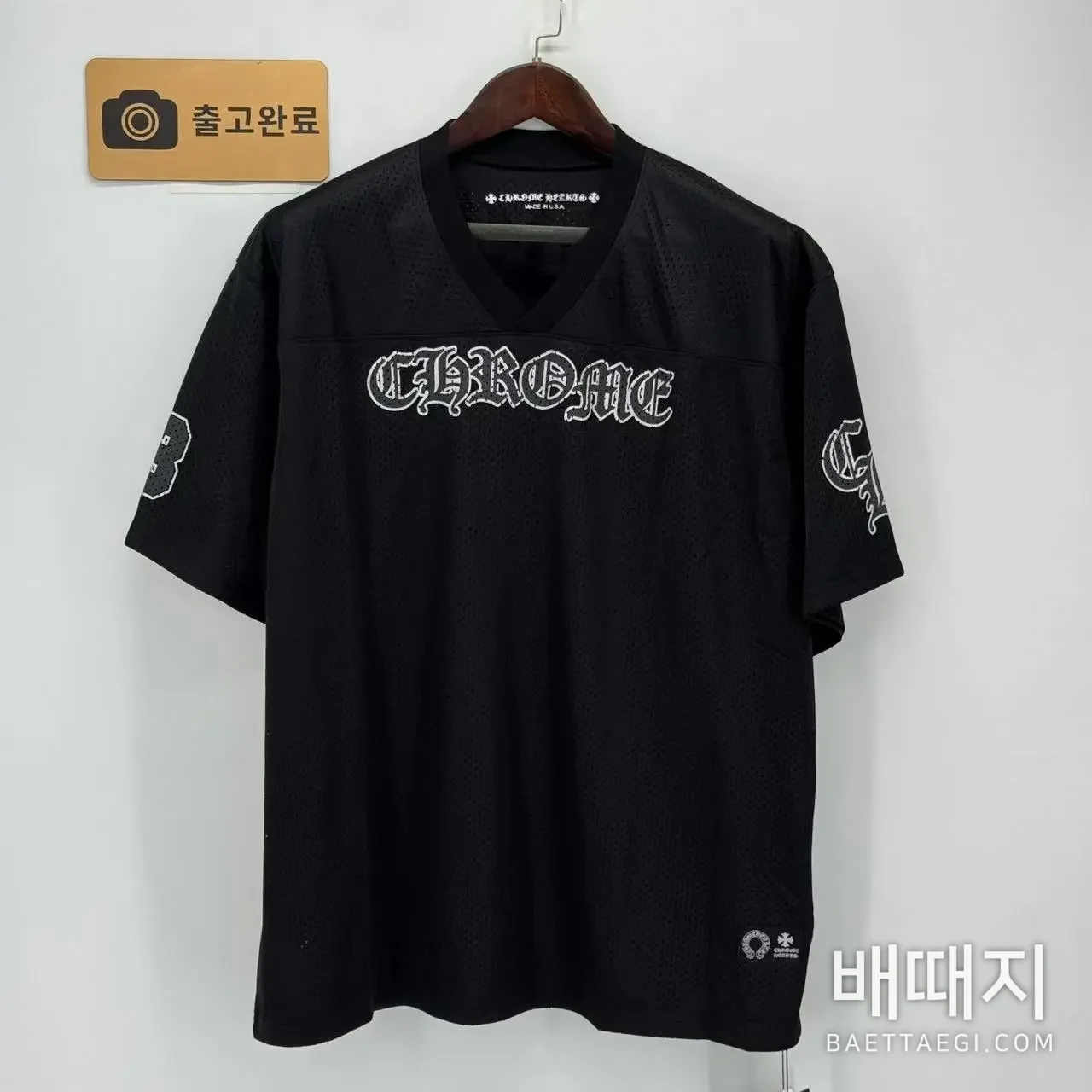 크롬하츠 메시 프린트 남성 반팔 티셔츠 검수사진 1