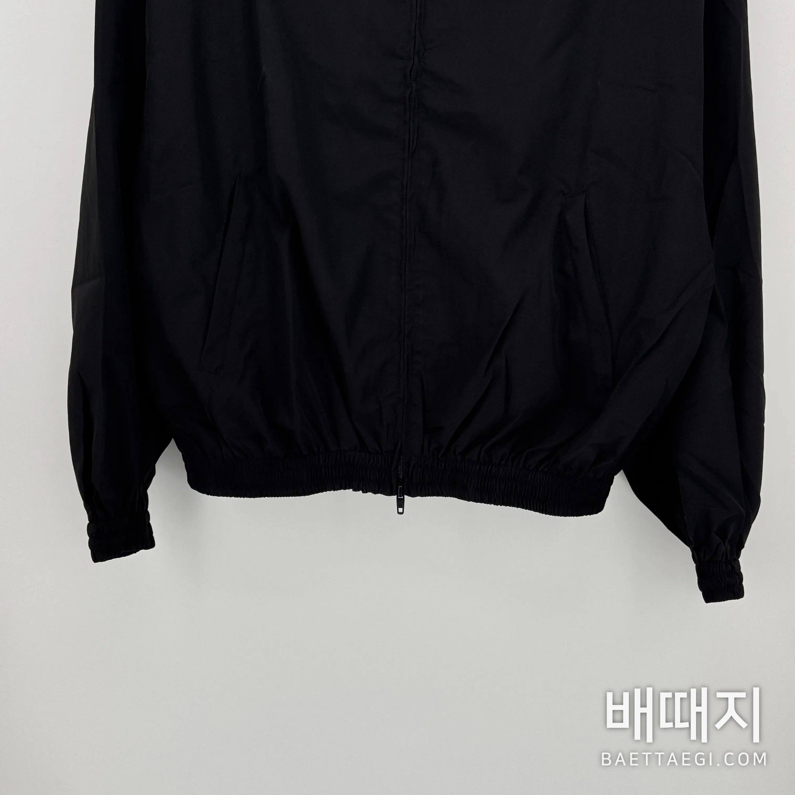 발렌시아가 자수 지퍼 남성 자켓 검수사진 3