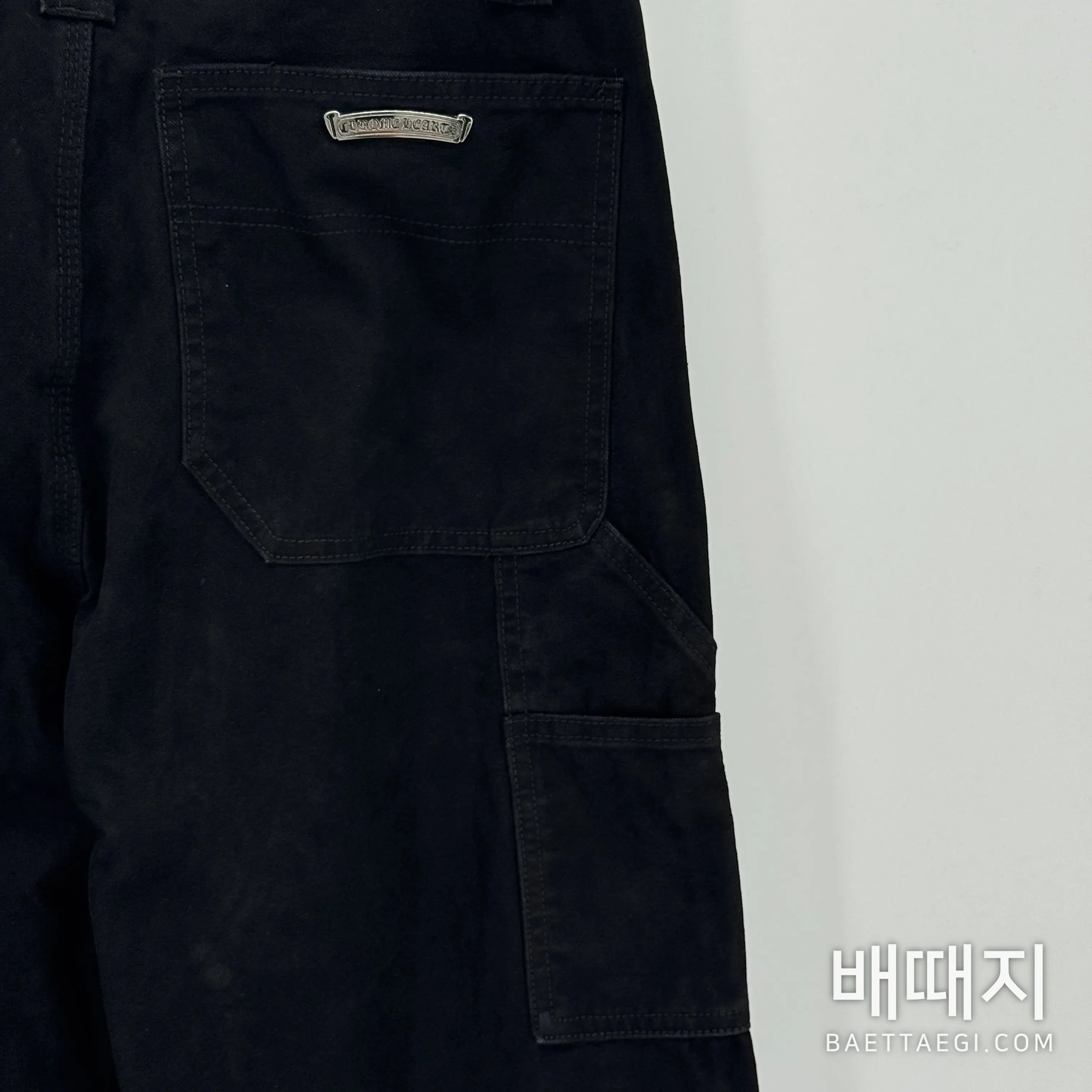 크롬하츠 더블 니 스터드 워크 팬츠 119893 검수사진 11