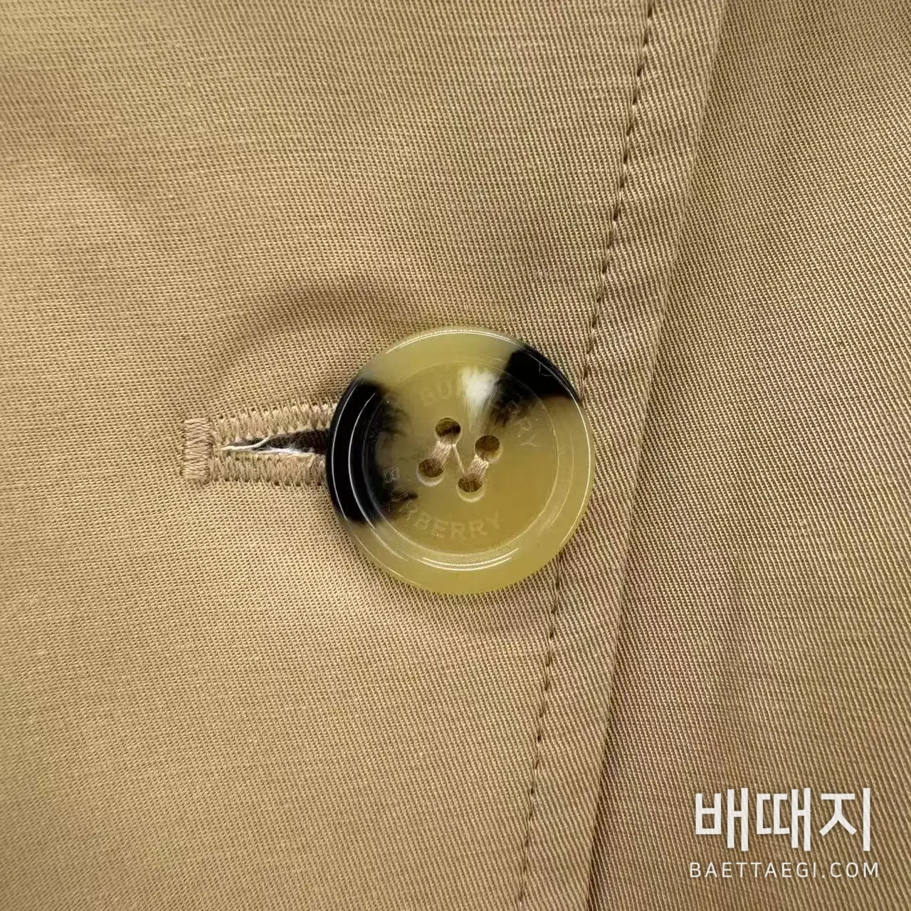 버버리 트렌치 코트 검수사진 3