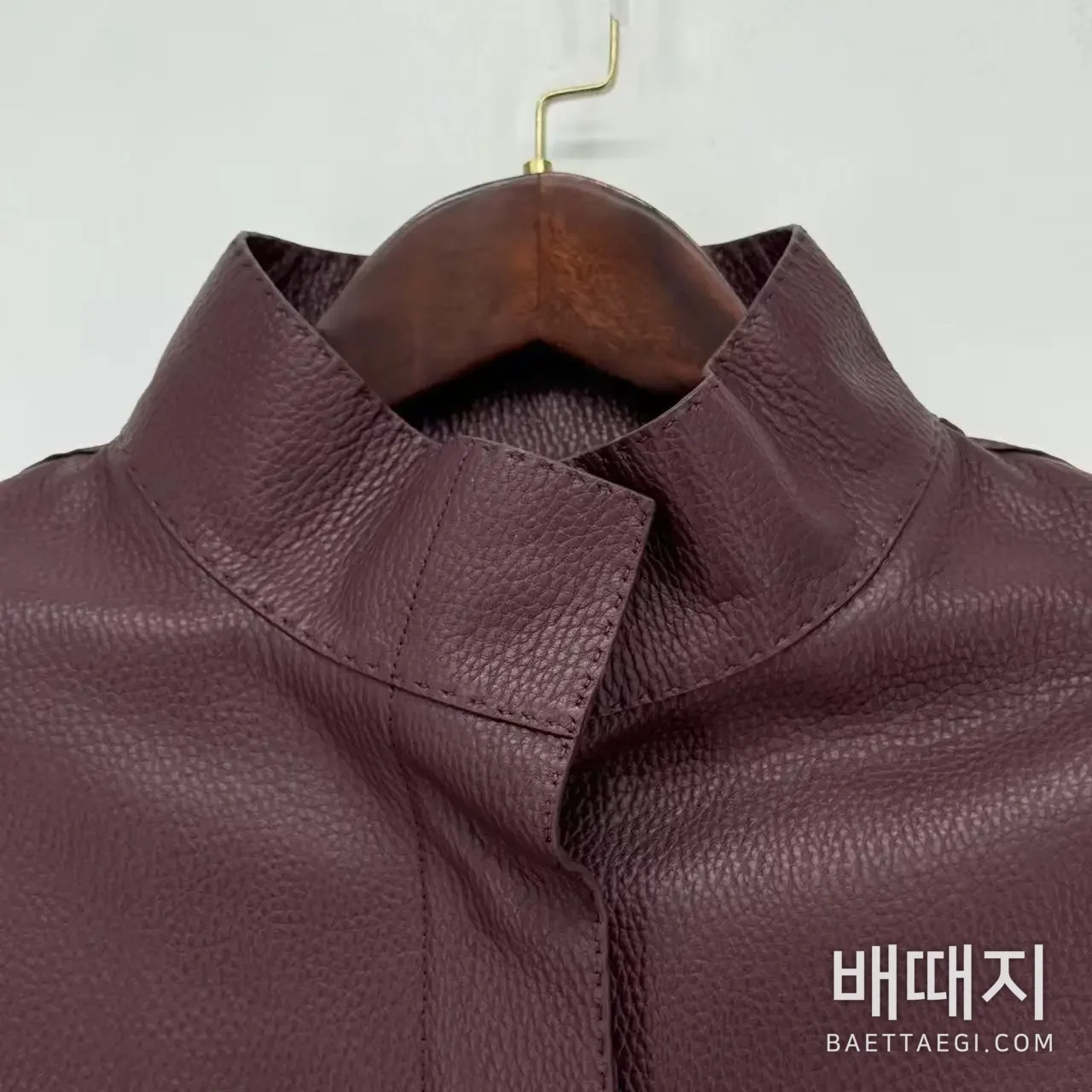 에르메스 가죽자켓 검수사진 2