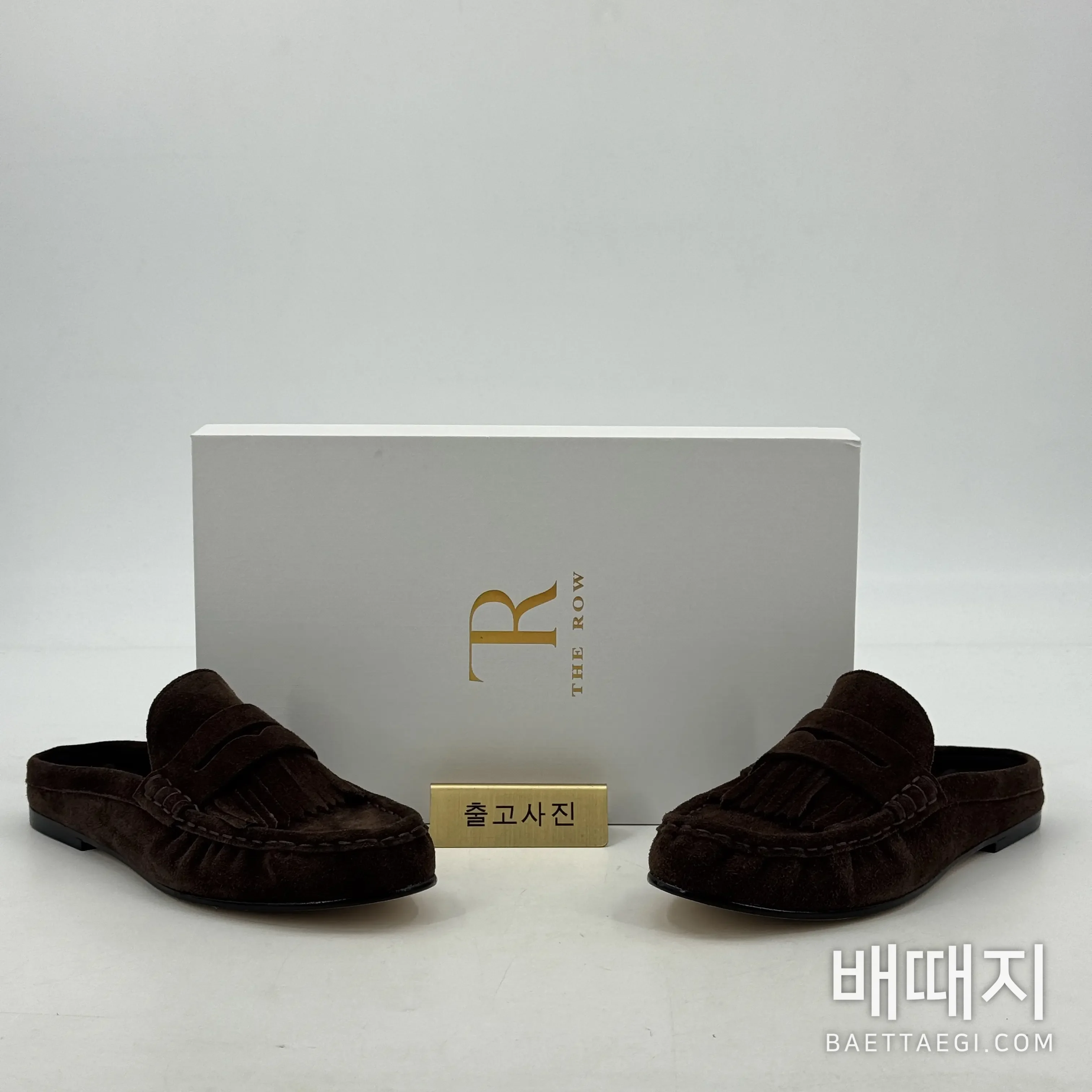 더로우 태슬 로퍼 하프 슬리퍼 검수사진 1