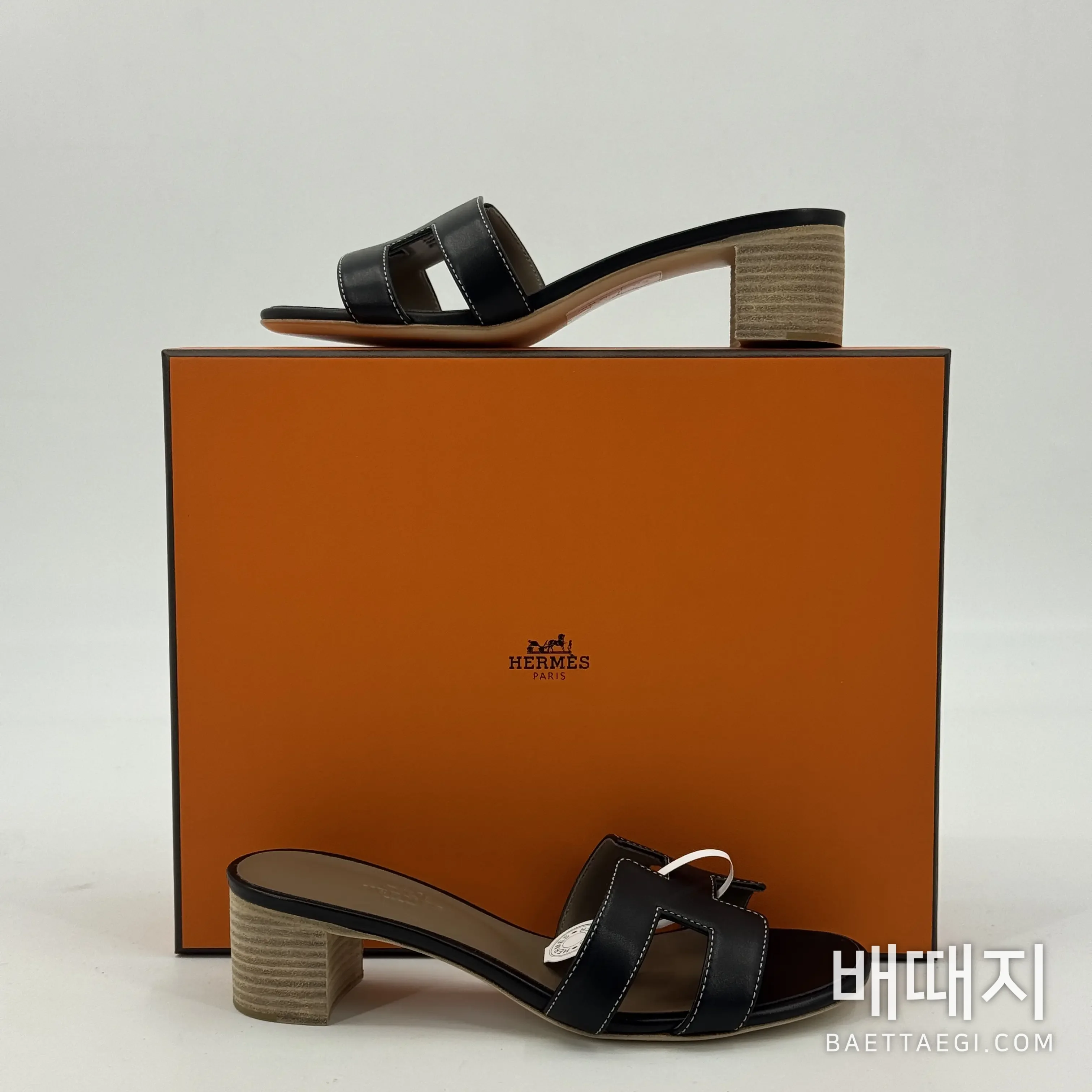 에르메스 오아시스 하이힐 샌들 검수사진 2