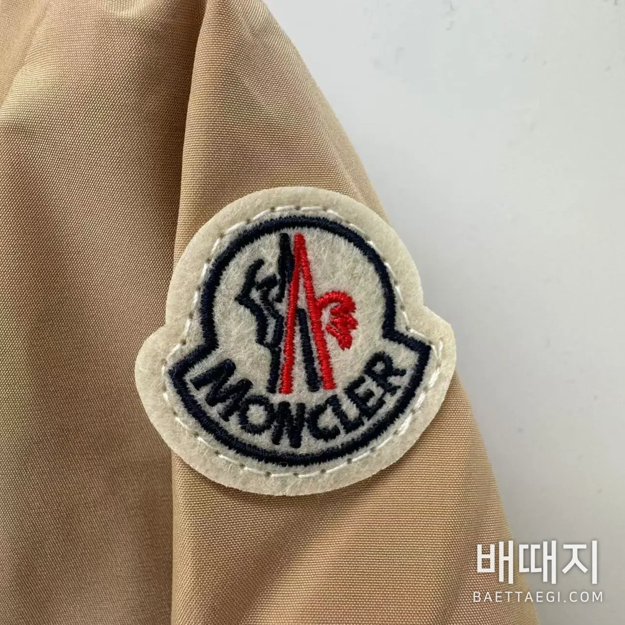 몽클레르 카키 스커트 트렌치 코트 키즈 자켓 검수사진 4