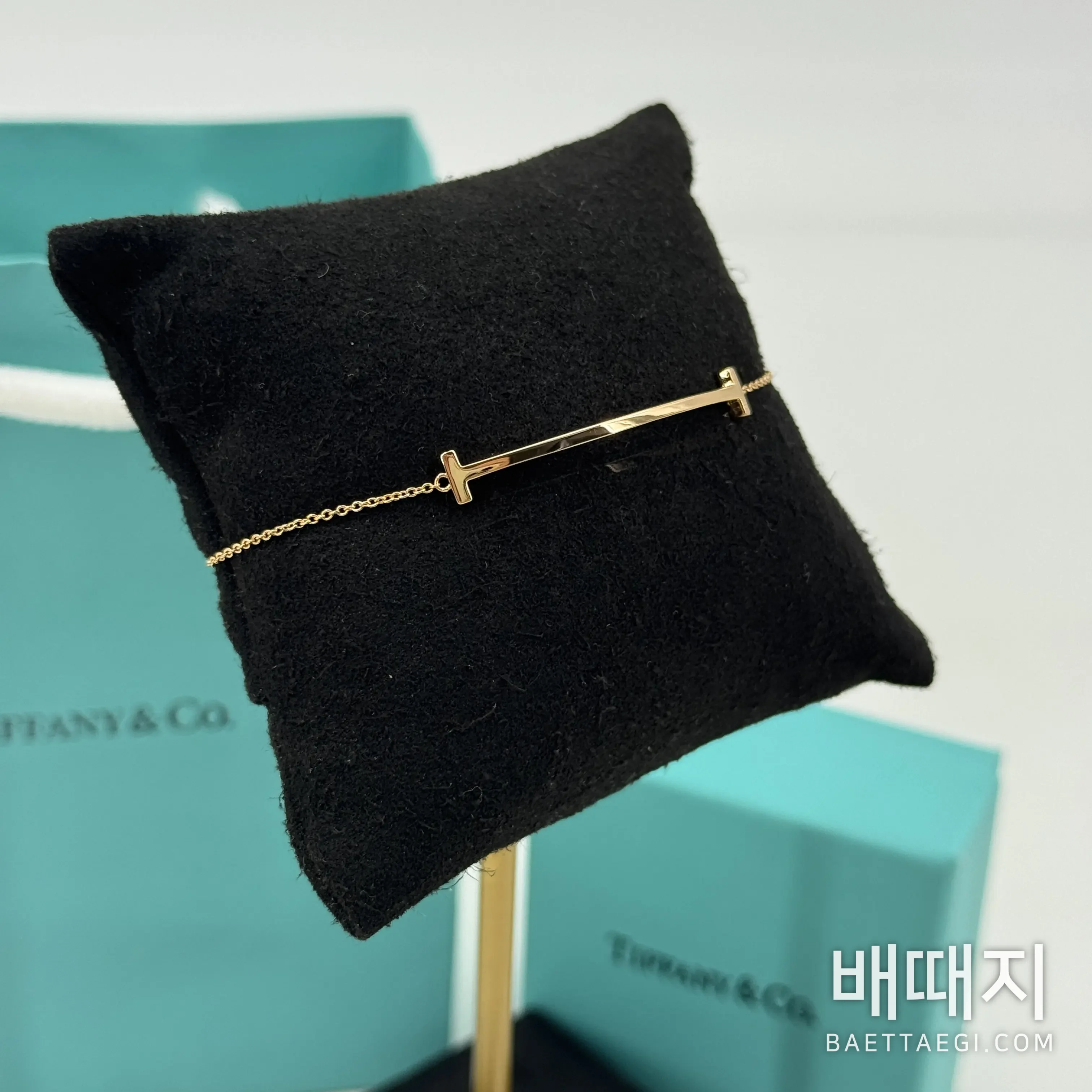 티파니 스마일 장식 팔찌 검수사진 3