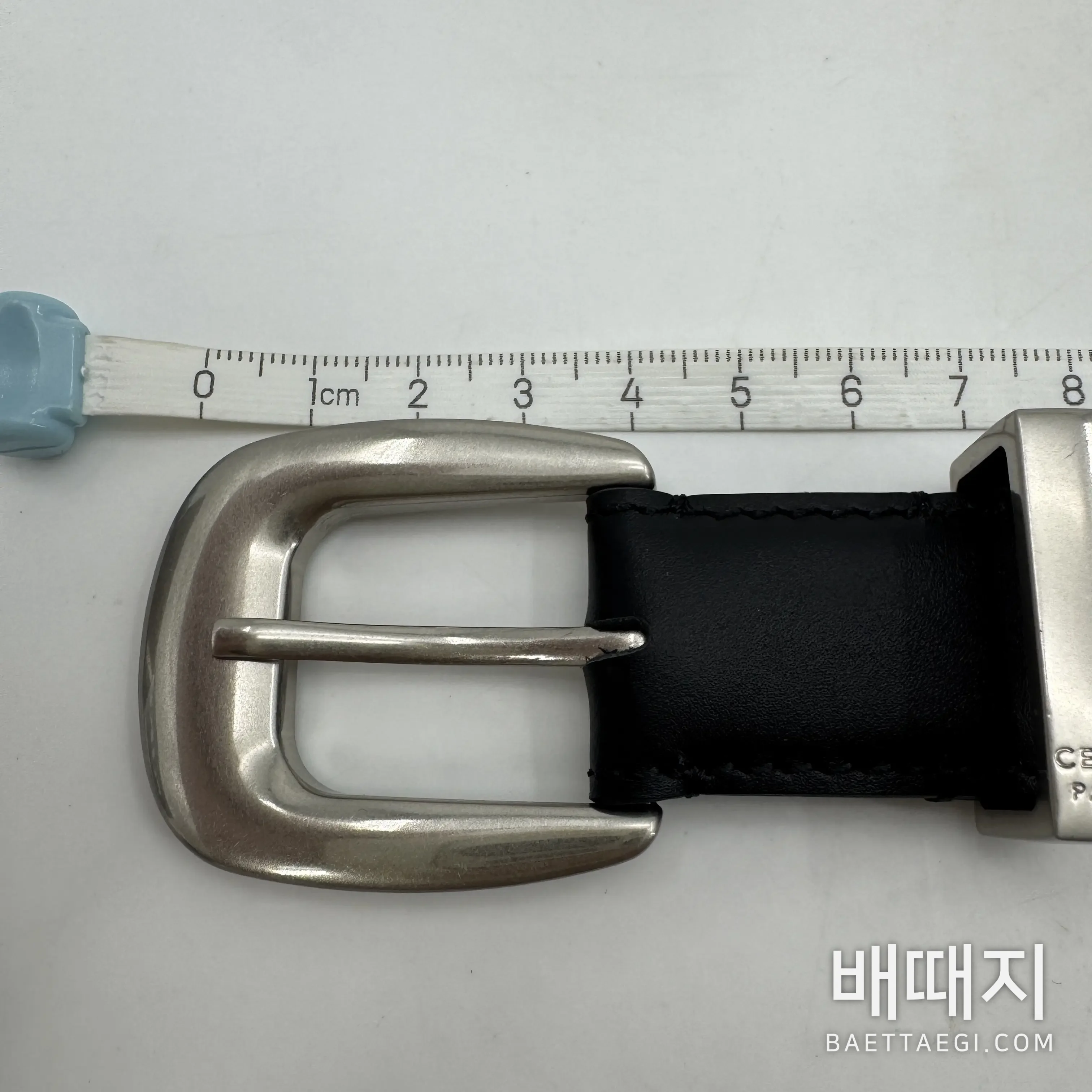 셀린느 미디엄 소가죽 웨스턴 벨트 179537 검수사진 7