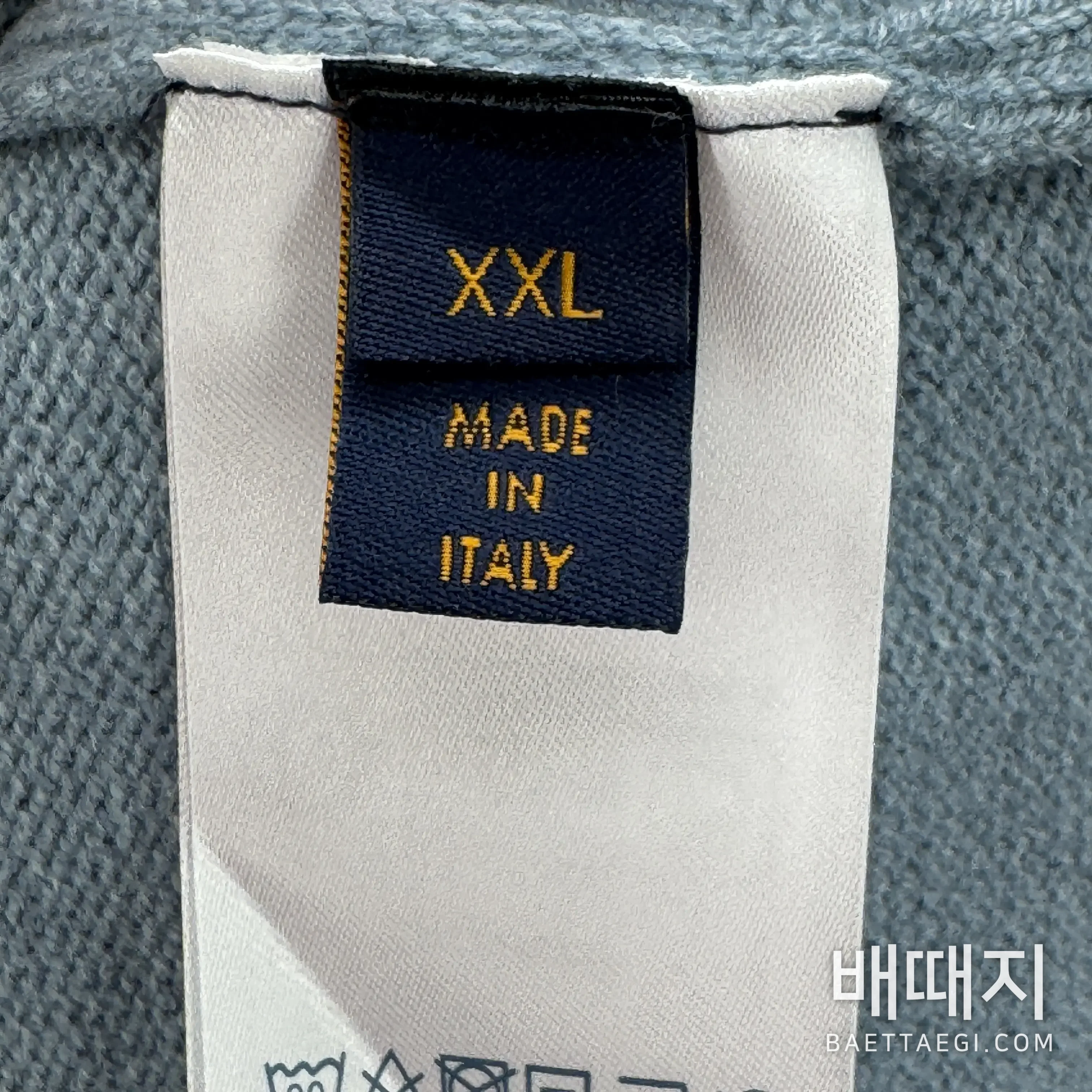 루이비통 울 소매 배색 남성 니트 156279 검수사진 8