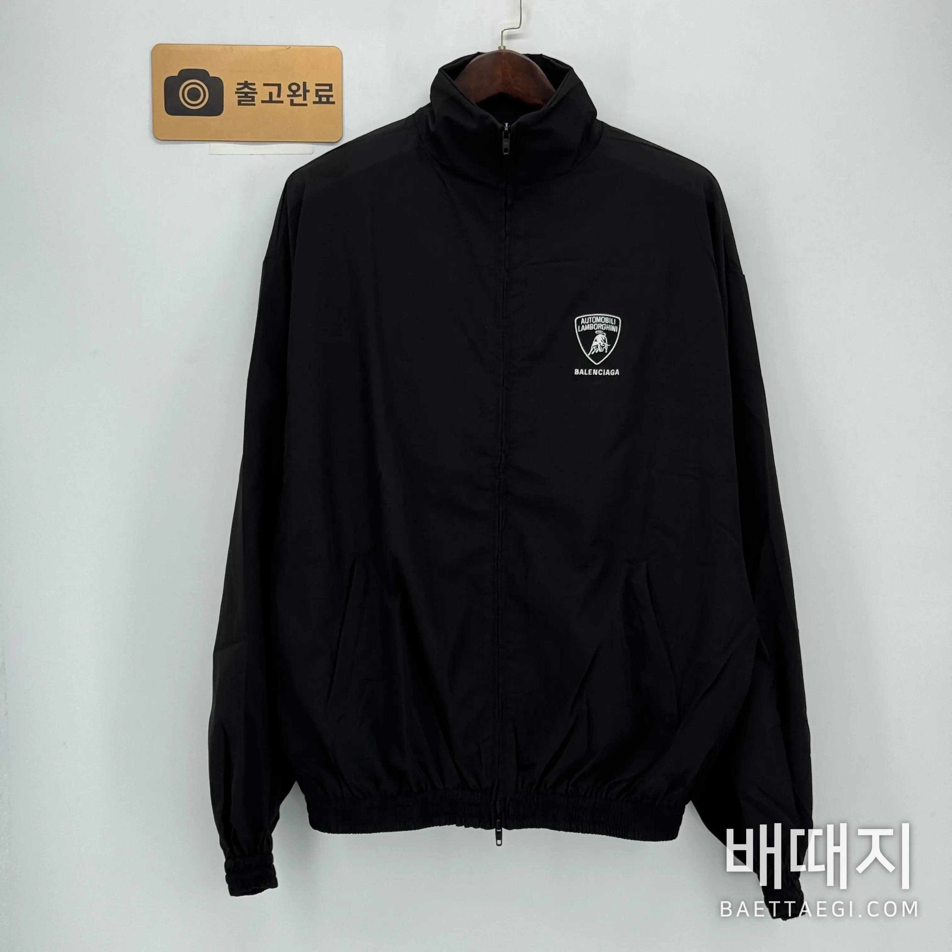 발렌시아가 자수 지퍼 남성 자켓 검수사진 1