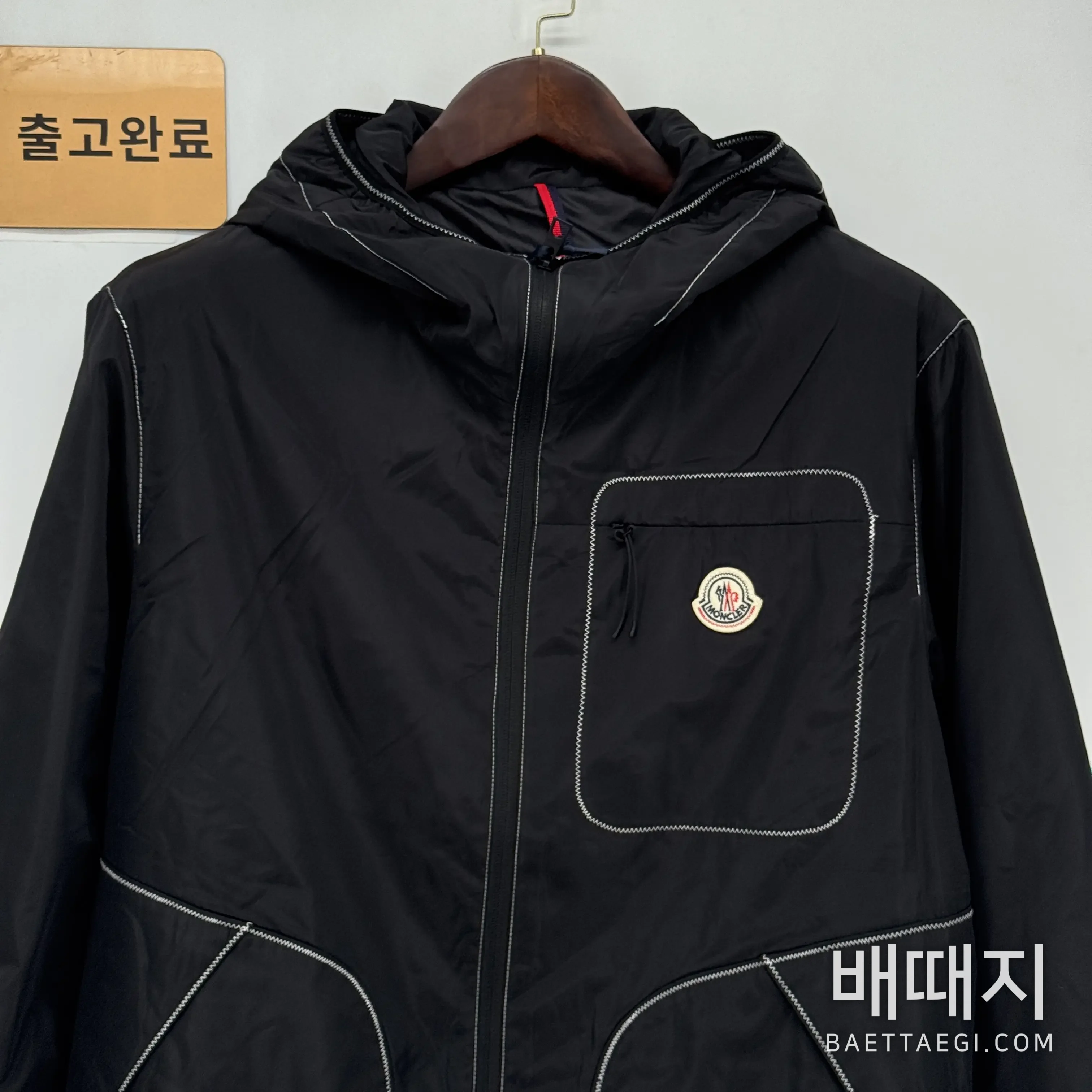 몽클레르 후드 경량 퀼팅 남성 자켓 169520 검수사진 2