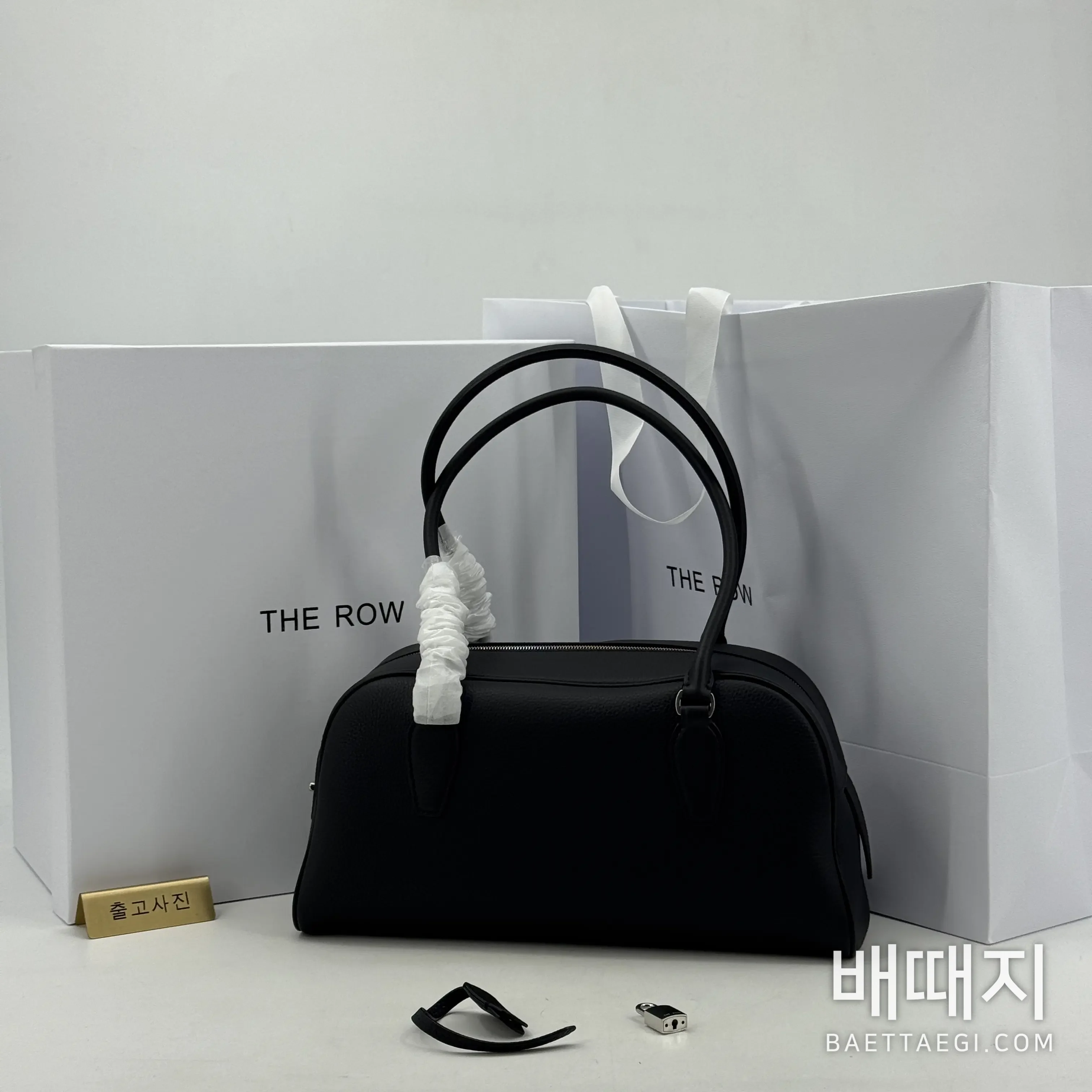 더로우 크레인 가죽 롱 핸들 가방 검수사진 1