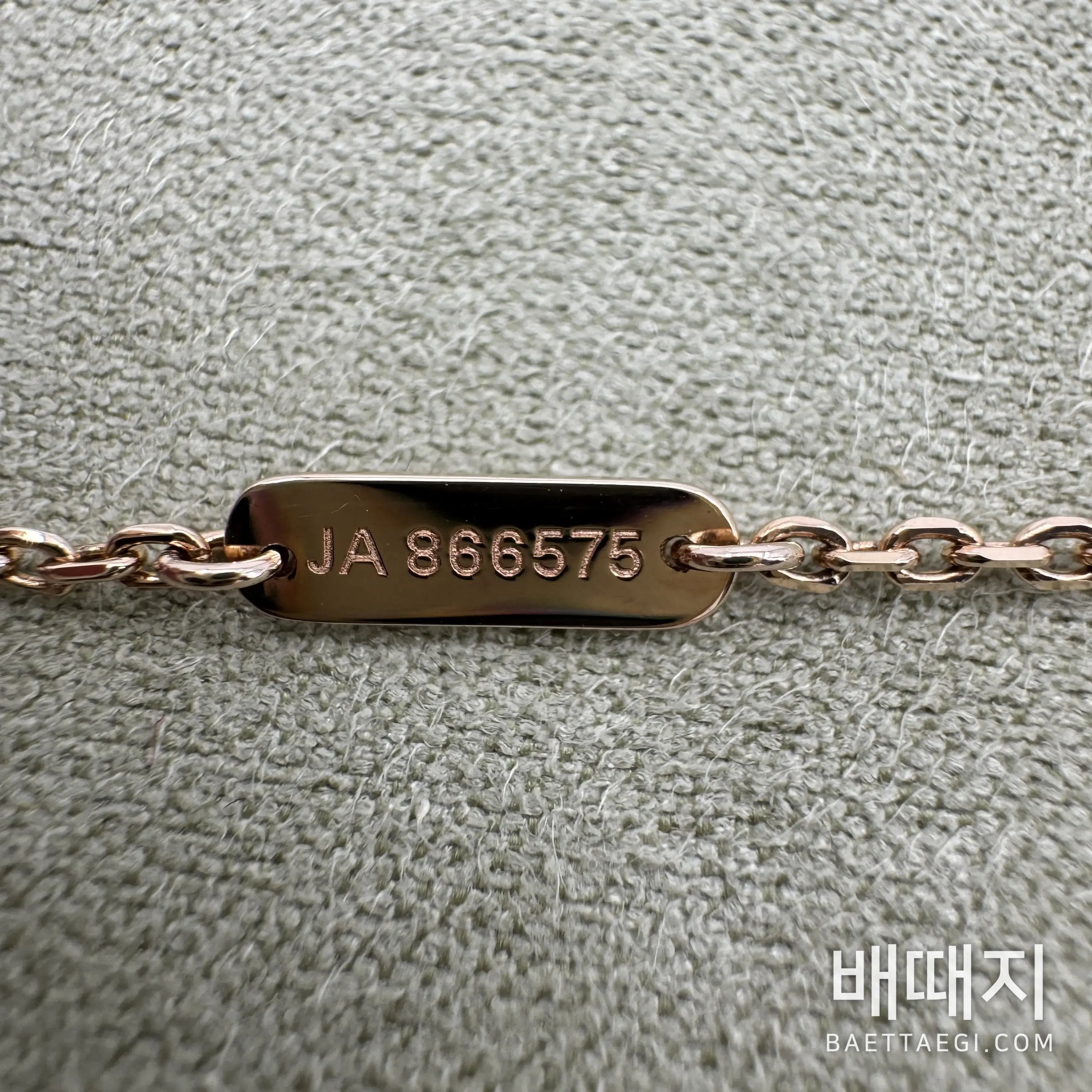 반클리프앤아펠 18k 골드 플로럴 다이아몬드 목걸이 63941 검수사진 6