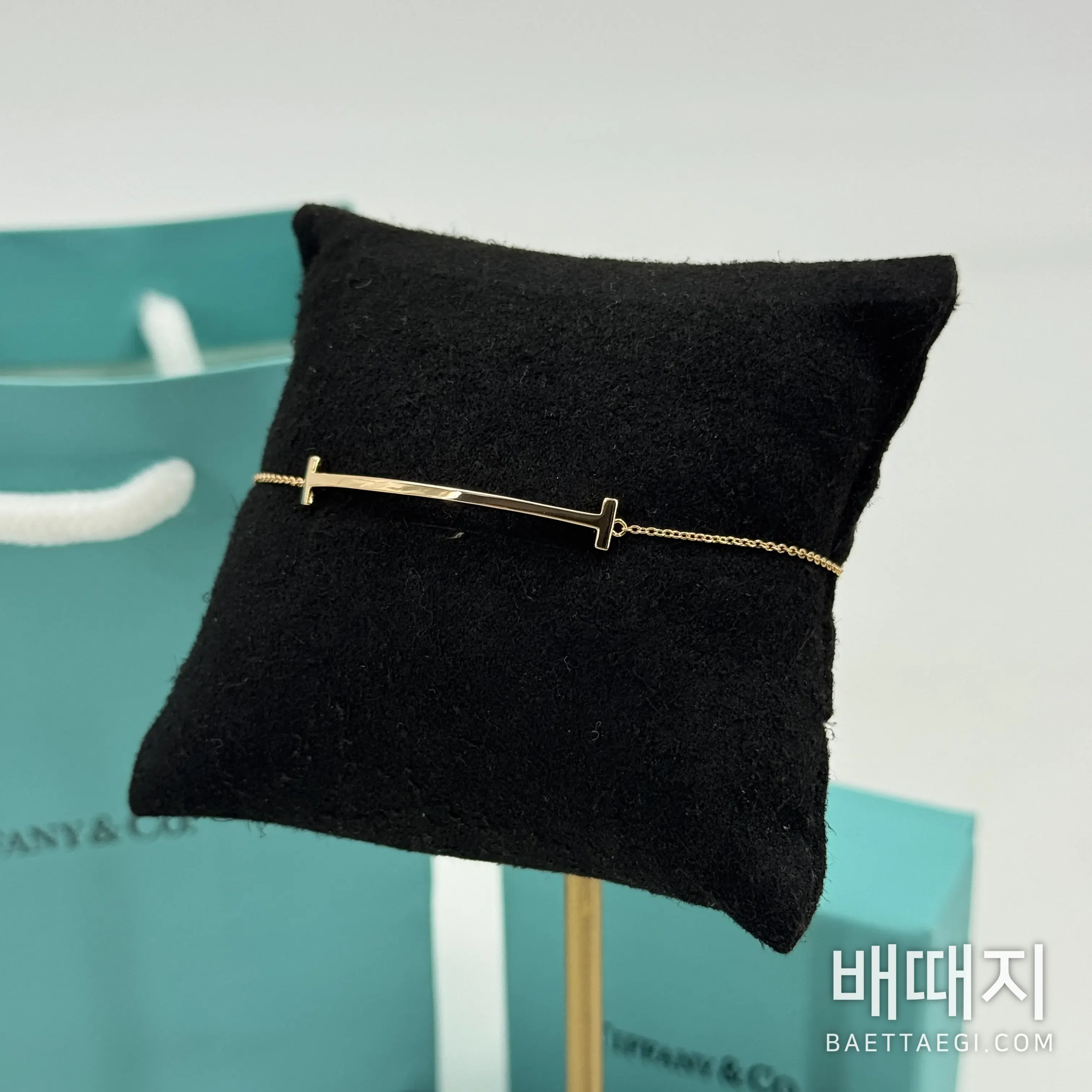 티파니 스마일 장식 팔찌 검수사진 4