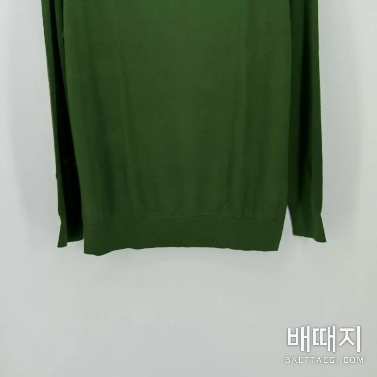 로로피아나 울 긴팔 폴로 니트 남성의류 검수사진 3