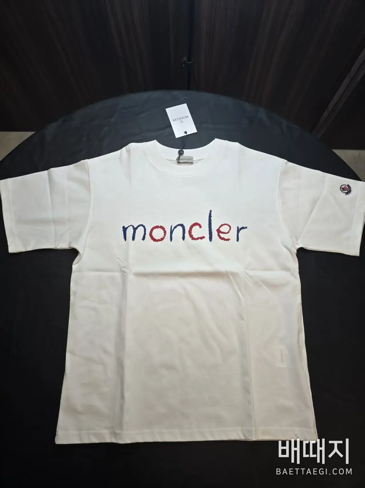 몽클레르 여성 크루넥 반팔 티셔츠 검수사진 1