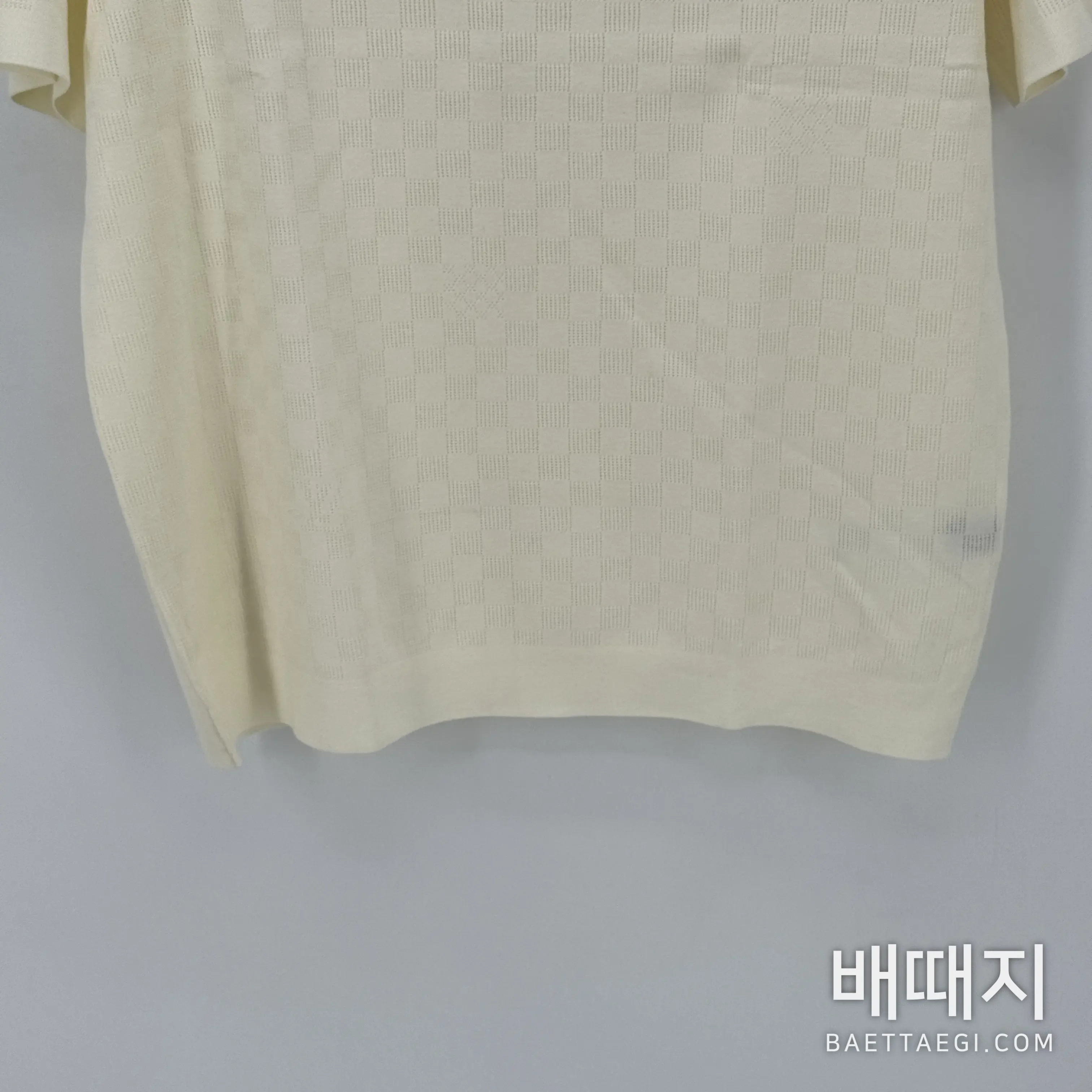 루이비통 울 컬러 블록 자카드 남성 스웨터 검수사진 3