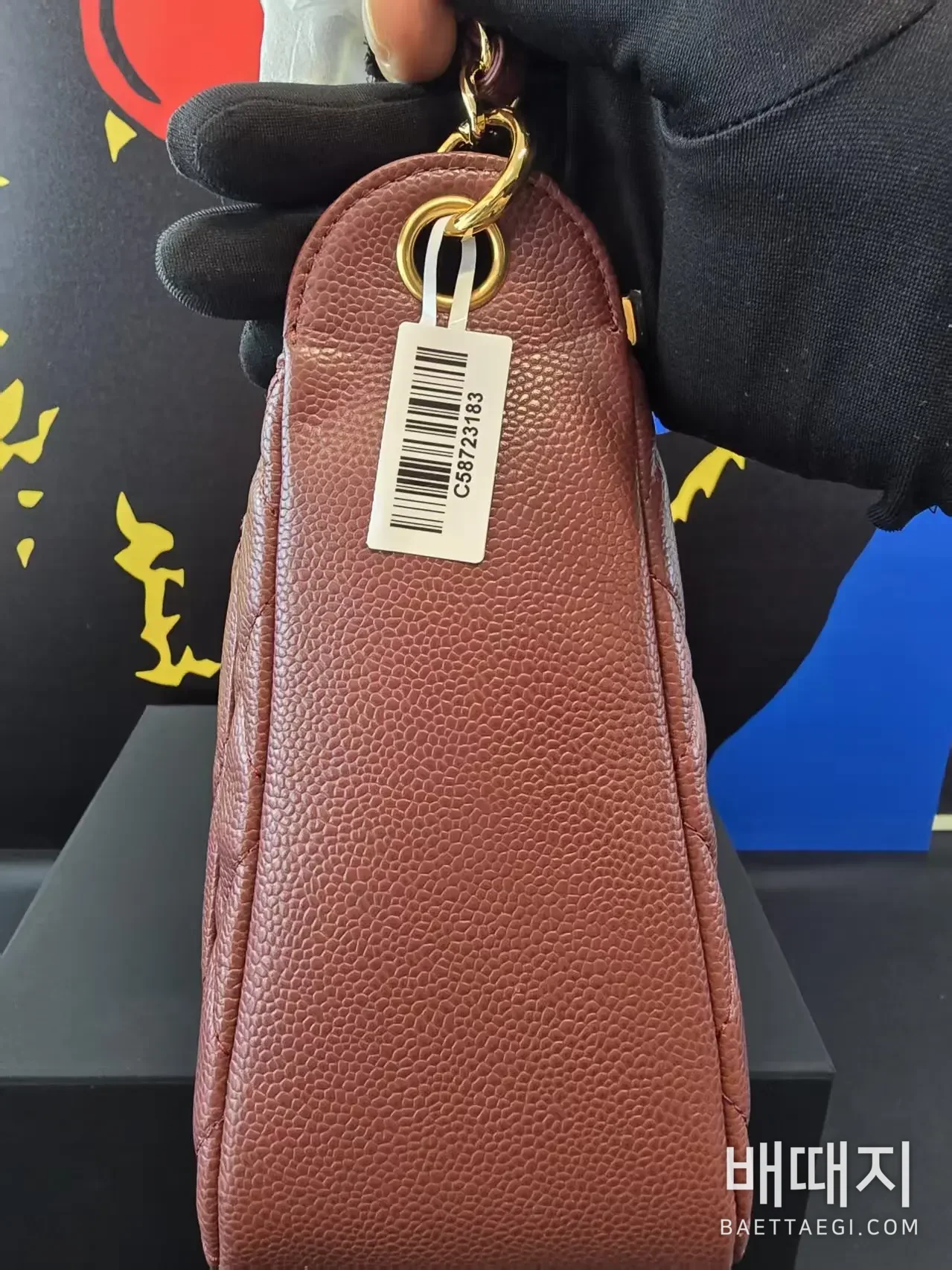 샤넬 핑크 가방 33827 검수사진 4