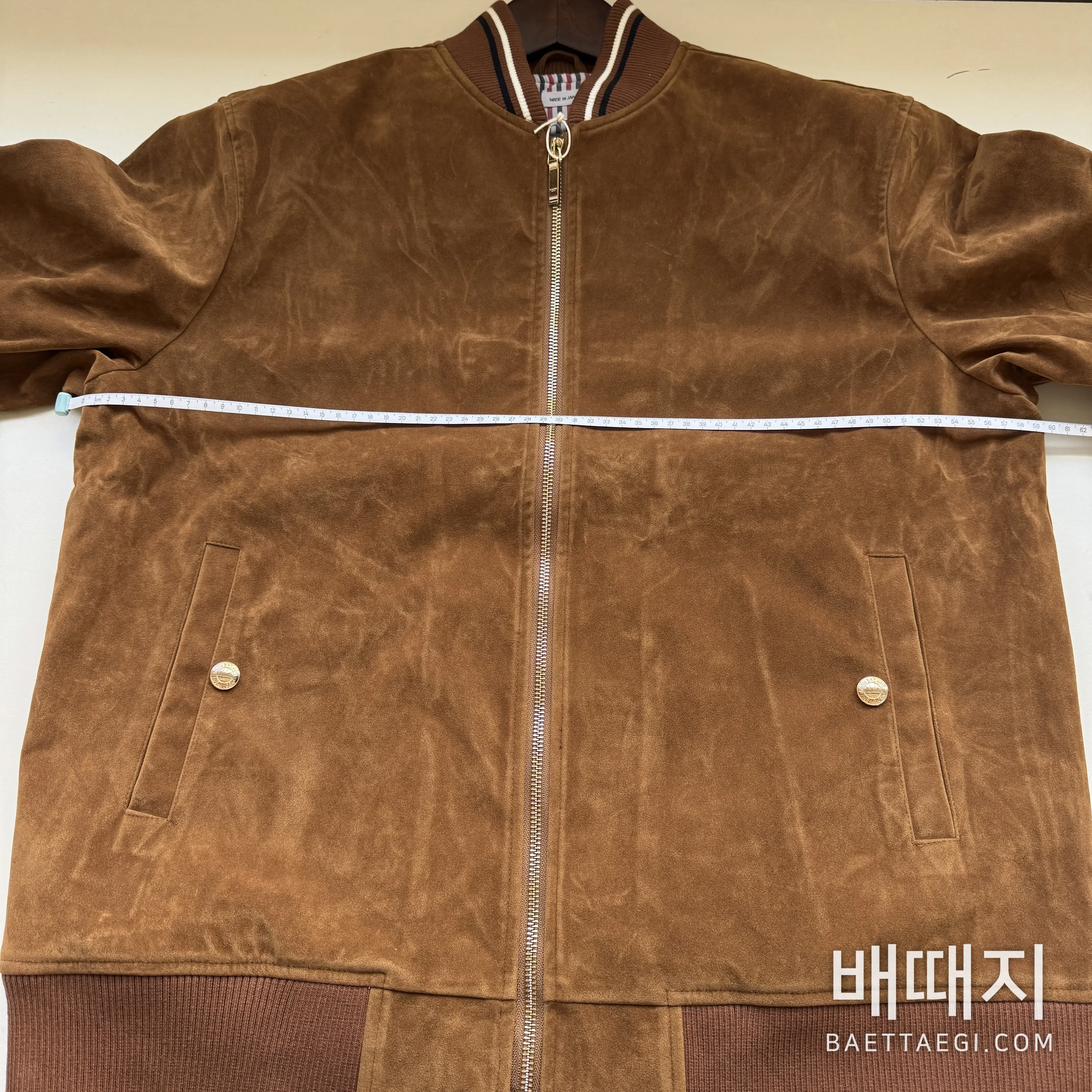 톰브라운 스웨이드 베이스볼 자켓 남성 자켓 126296 검수사진 8