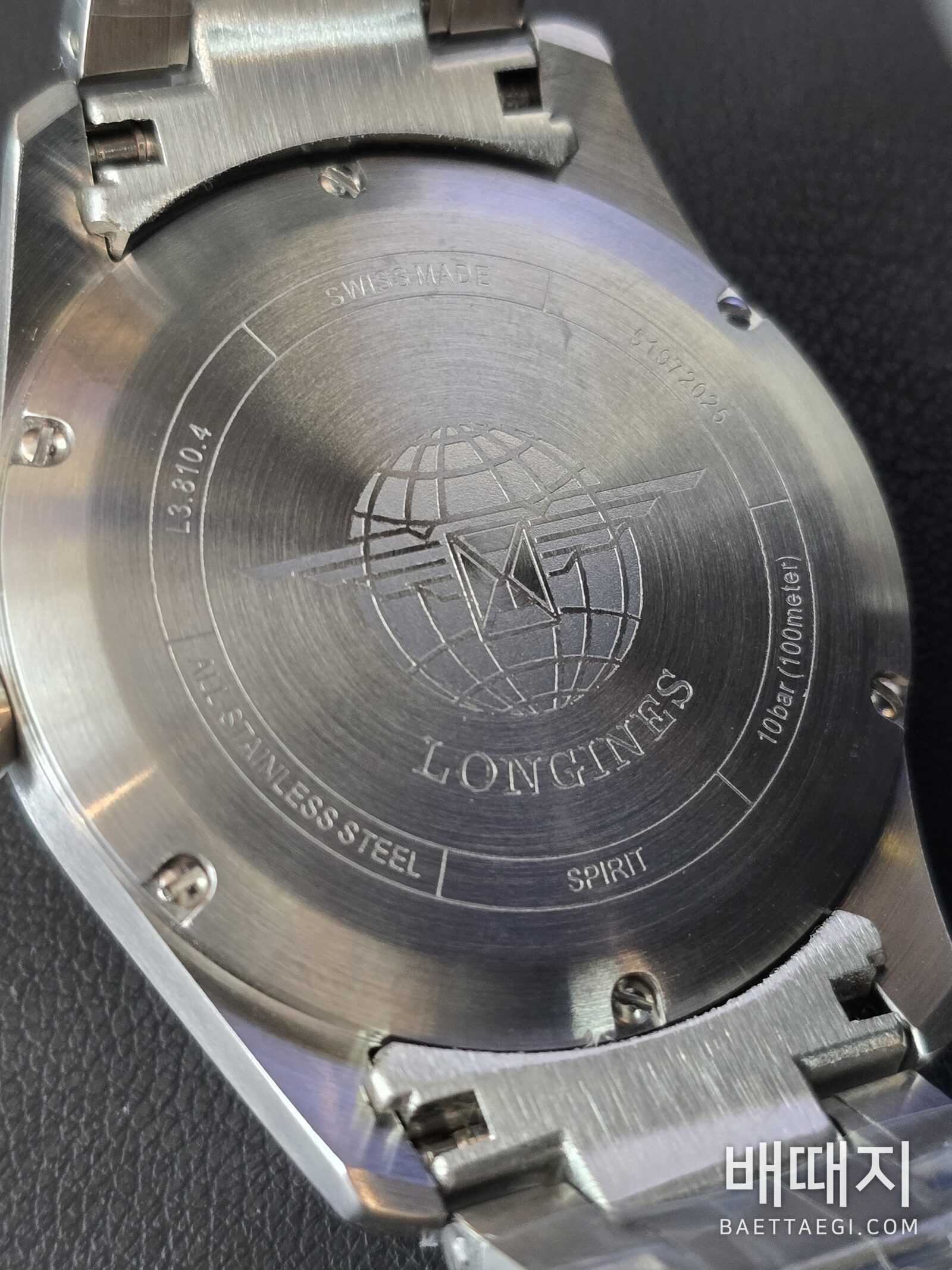 론진 스피릿 파일럿 39mm 검수사진 6
