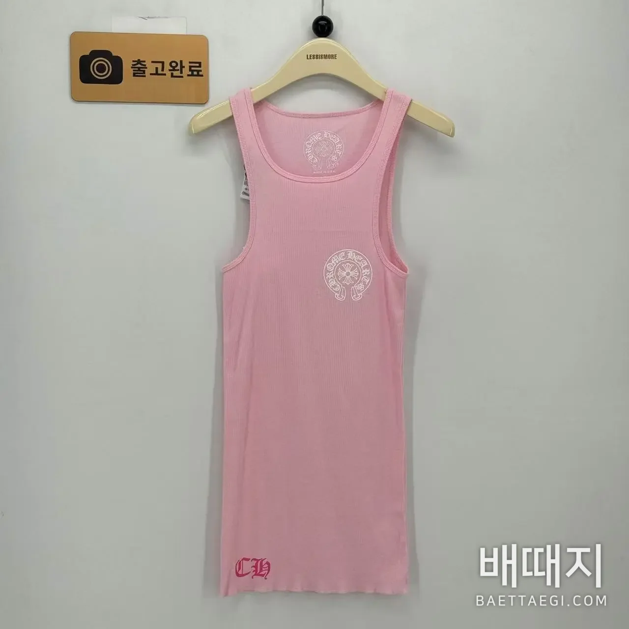크롬하츠 여성 핑크 니트 나시 검수사진 1