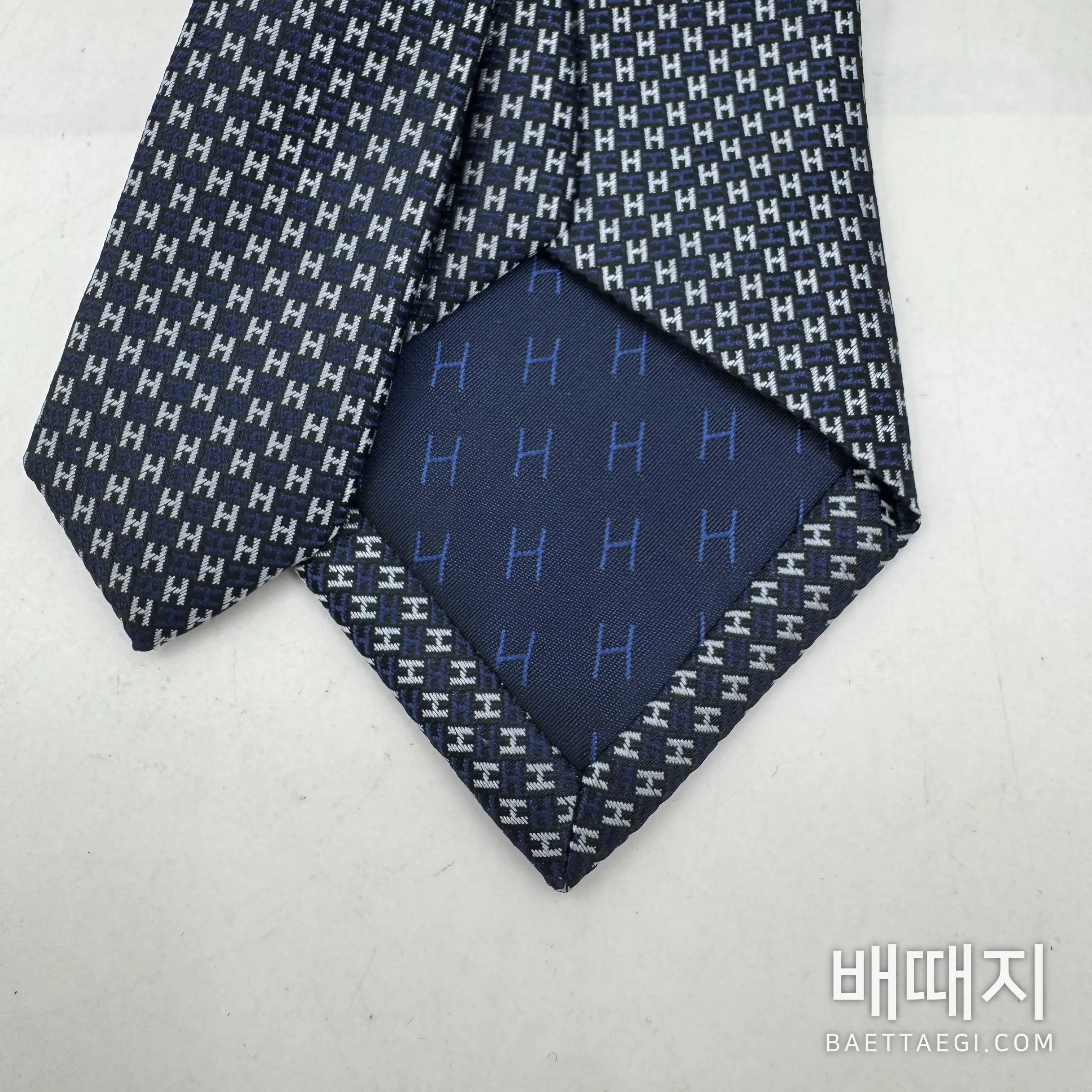 에르메스 넥타이 검수사진 4