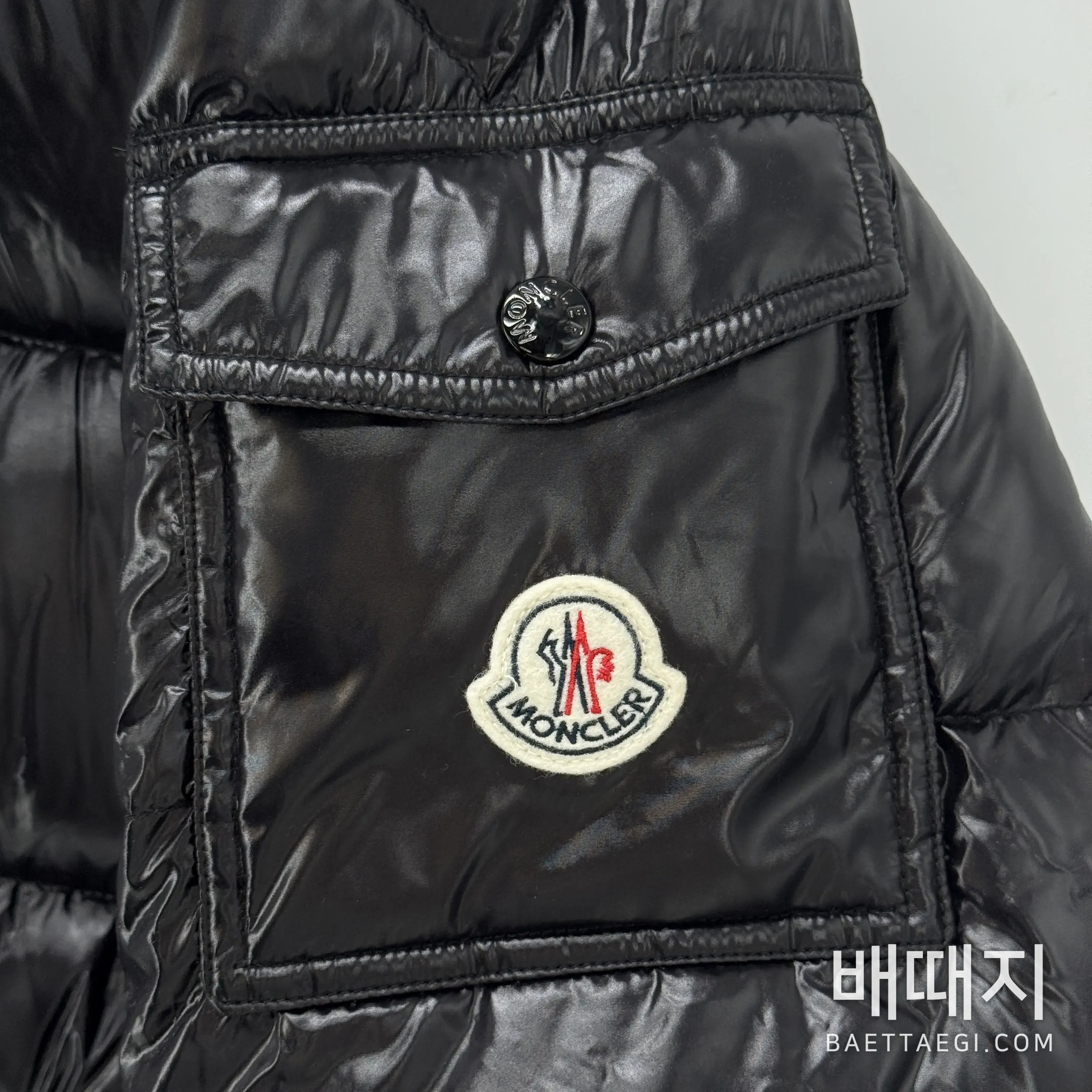 몽클레르 마야(Moncler Maya) 후드 쇼트 다운 자켓 검수사진 4