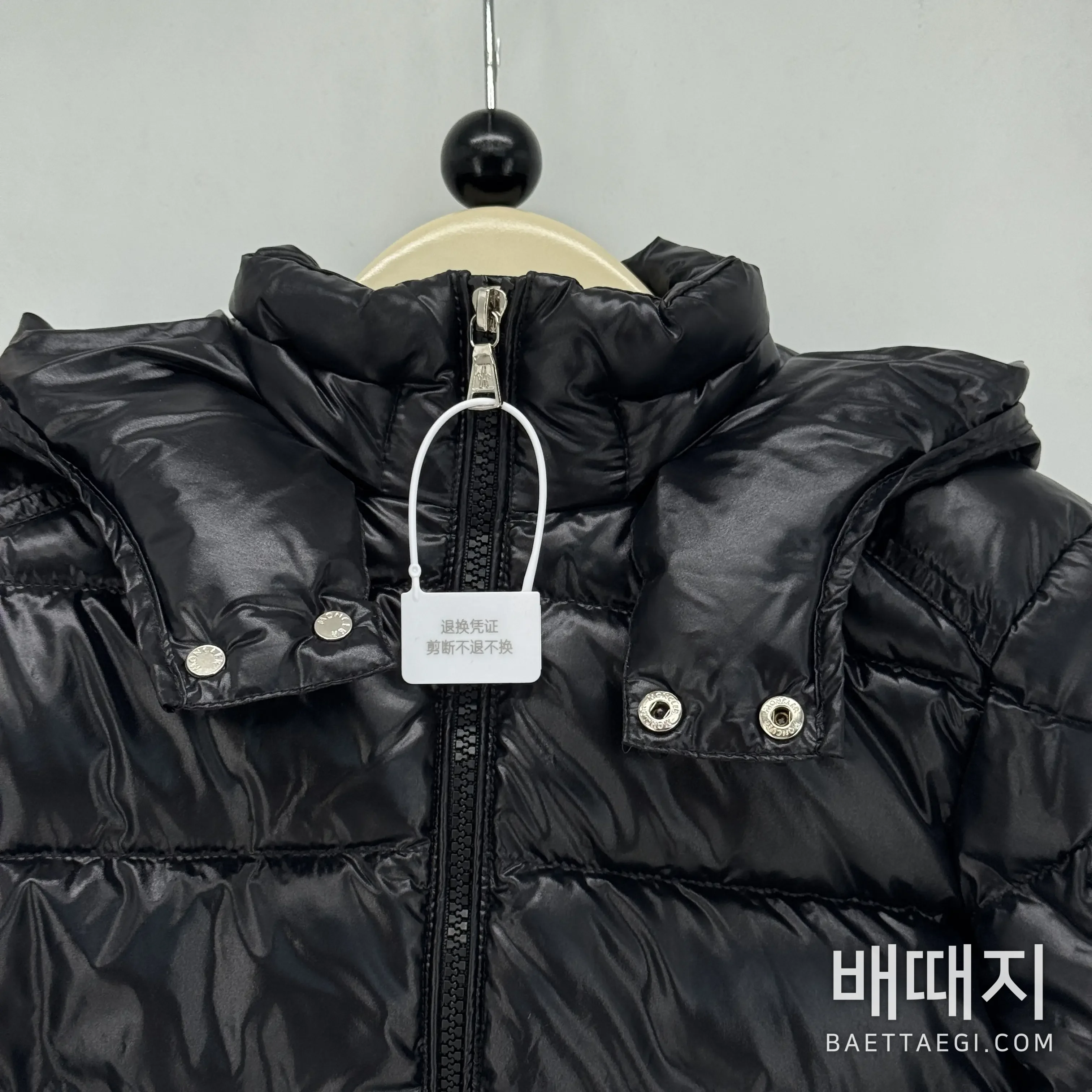 몽클레르 키즈 자켓 검수사진 2